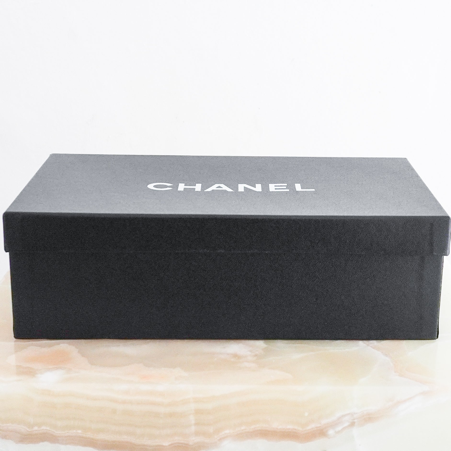 Chanel CC Tweed Ballet Flats in Black (RRP £899) | Authentic Preloved