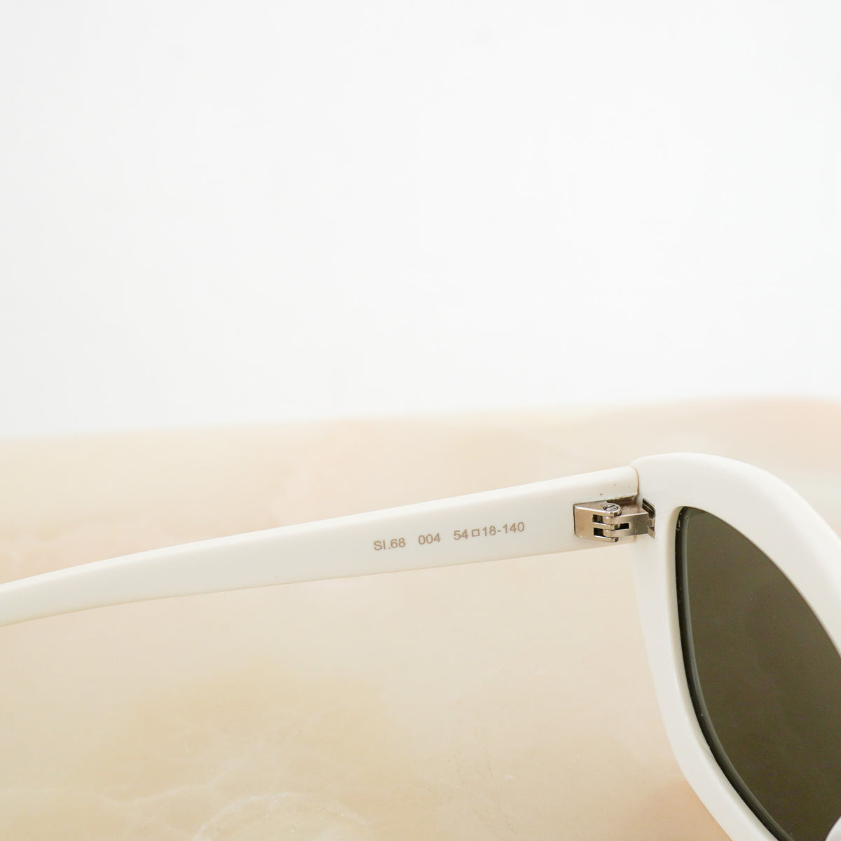Saint Laurent New Wave Ivory Cat-Eye Sunglasses (RRP £350) | Authentic Preloved FINAL SALE