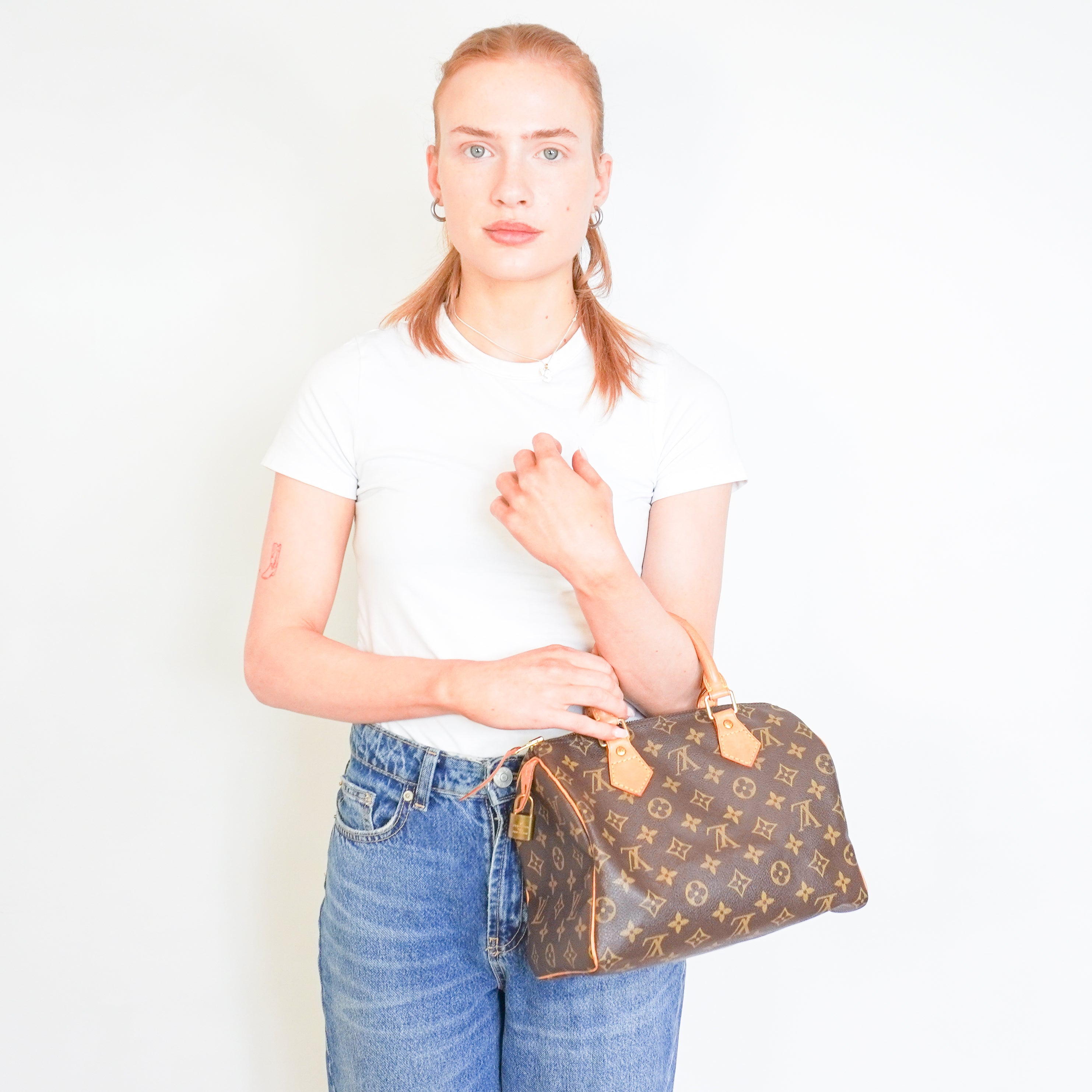Louis Vuitton Speedy 25 Monogram Canvas Bag (RRP £1500) | Authentic Preloved