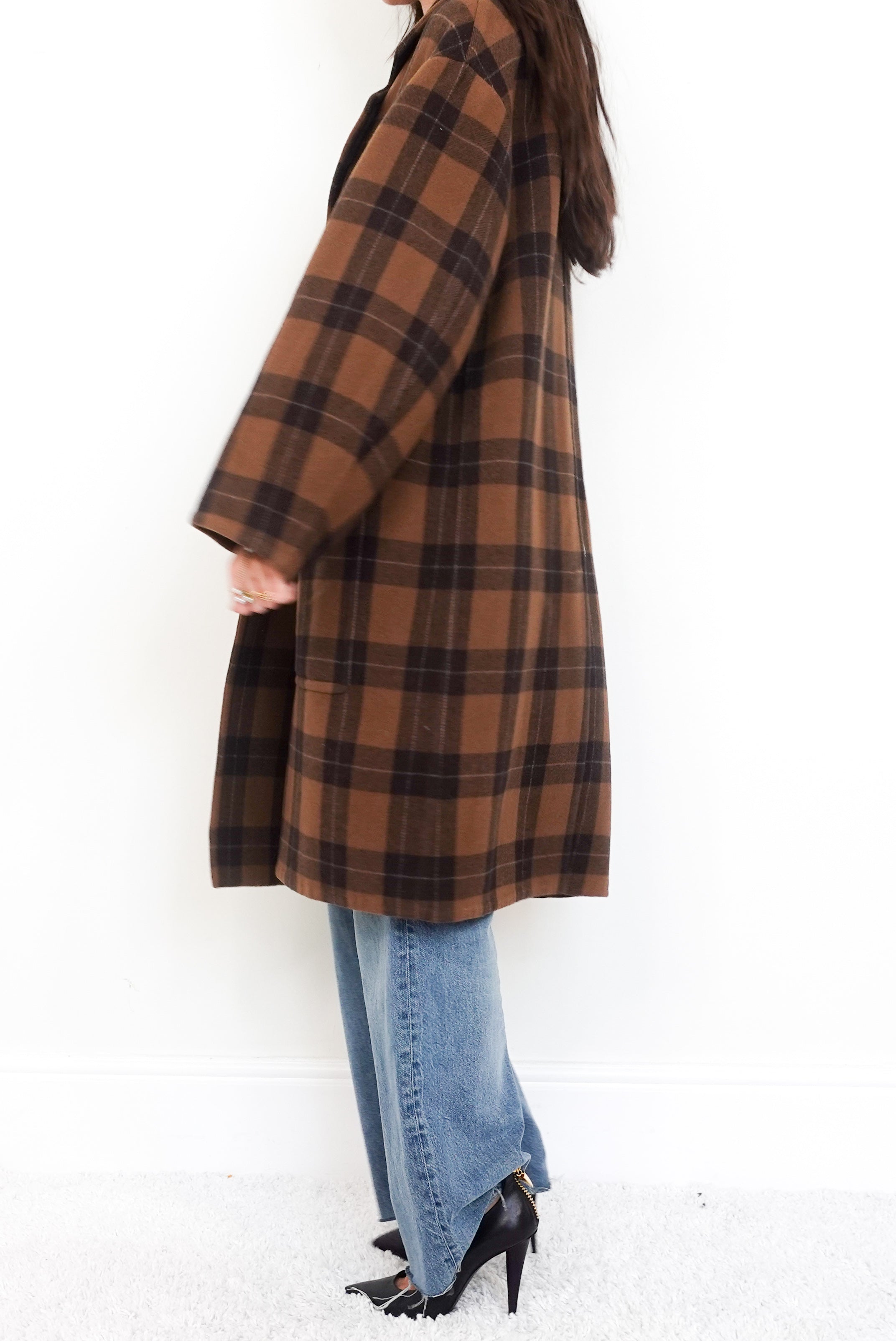 Check Wool coat RRP £840