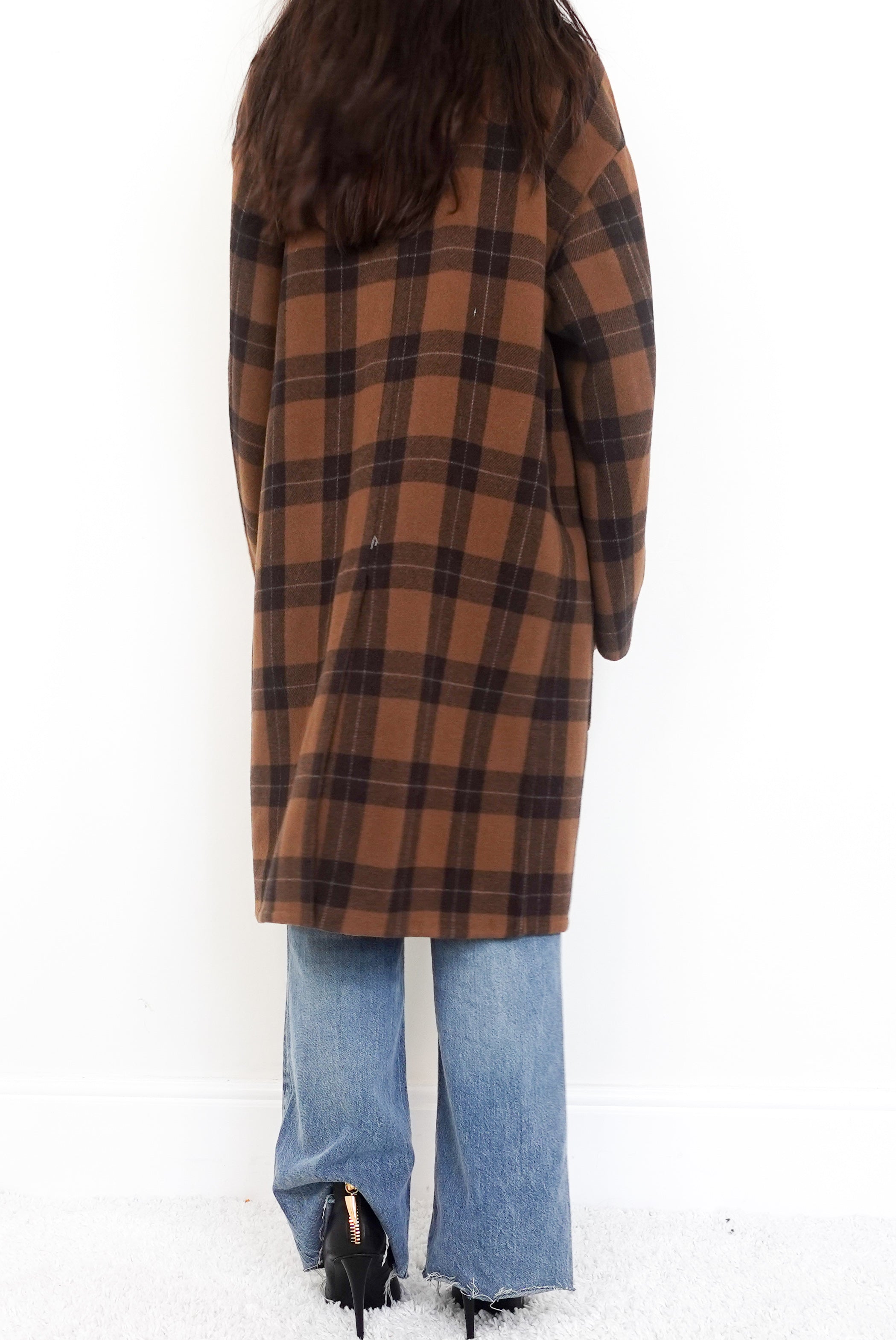 Check Wool coat RRP £840