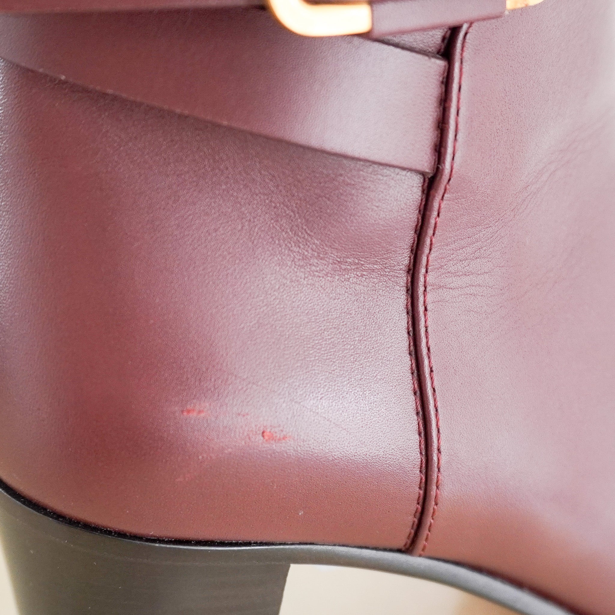 Loro Piana Burgundy Ankle Boots RRP £1500 | Authentic Preloved