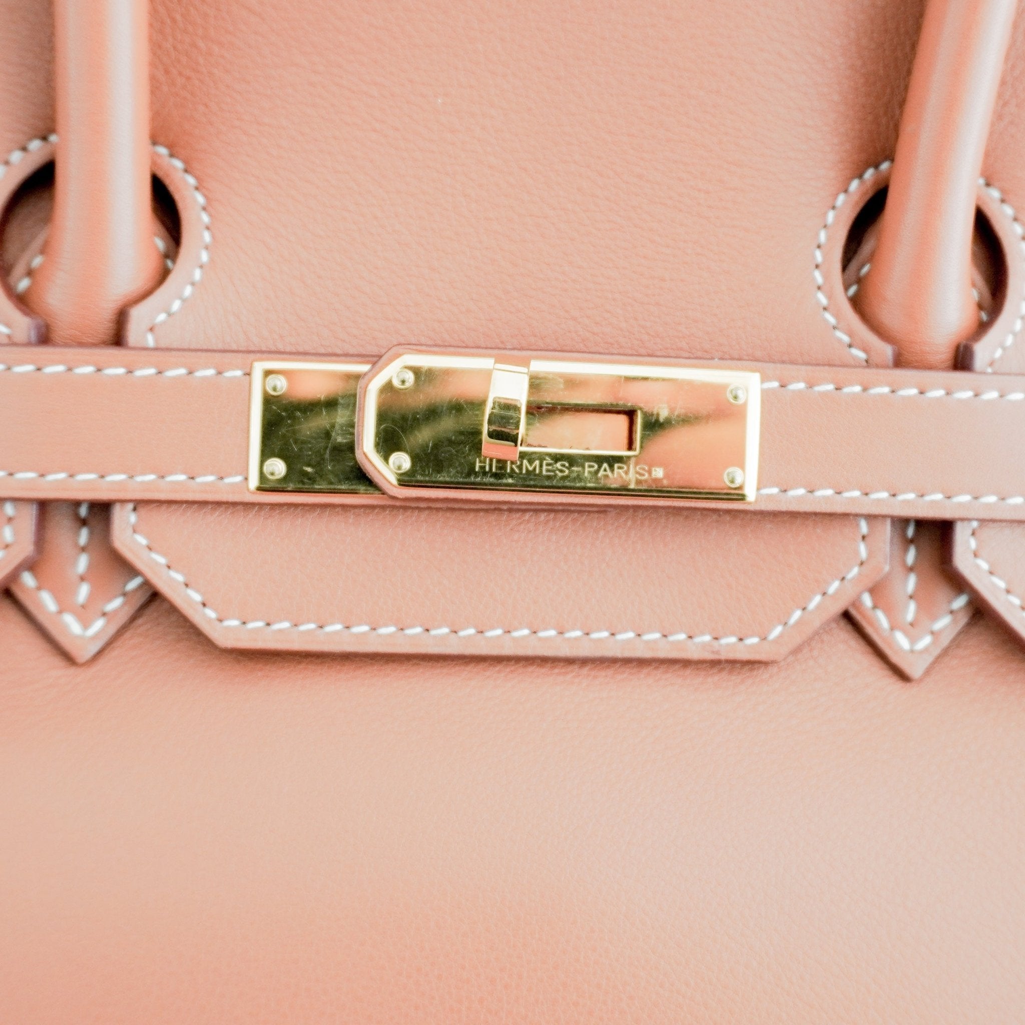 Hermès Birkin 35 Retourne in Gold Swift Leather with Gold Hardware | Authentic Preloved - Reloved Again