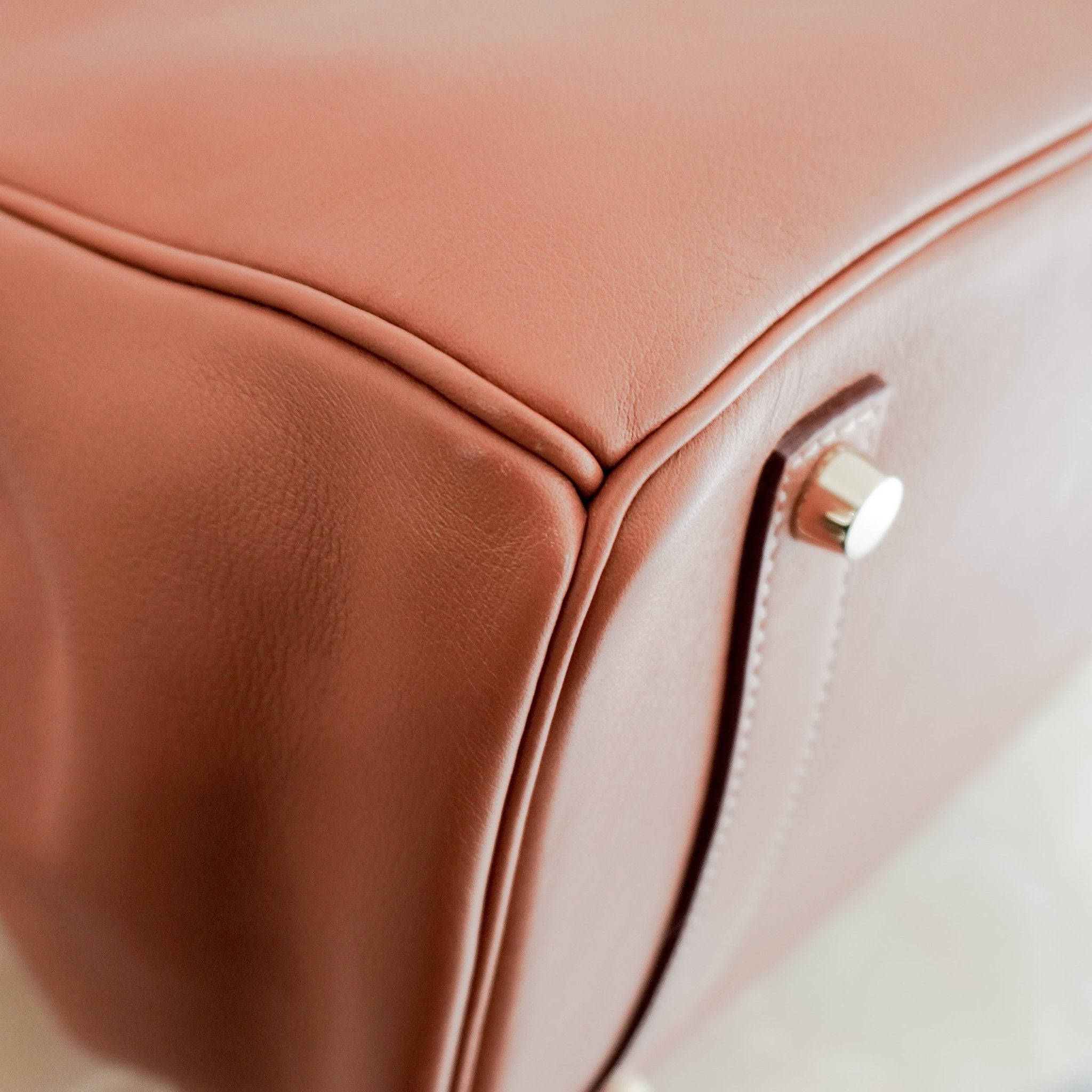 Hermès Birkin 35 Retourne in Gold Swift Leather with Gold Hardware | Authentic Preloved - Reloved Again