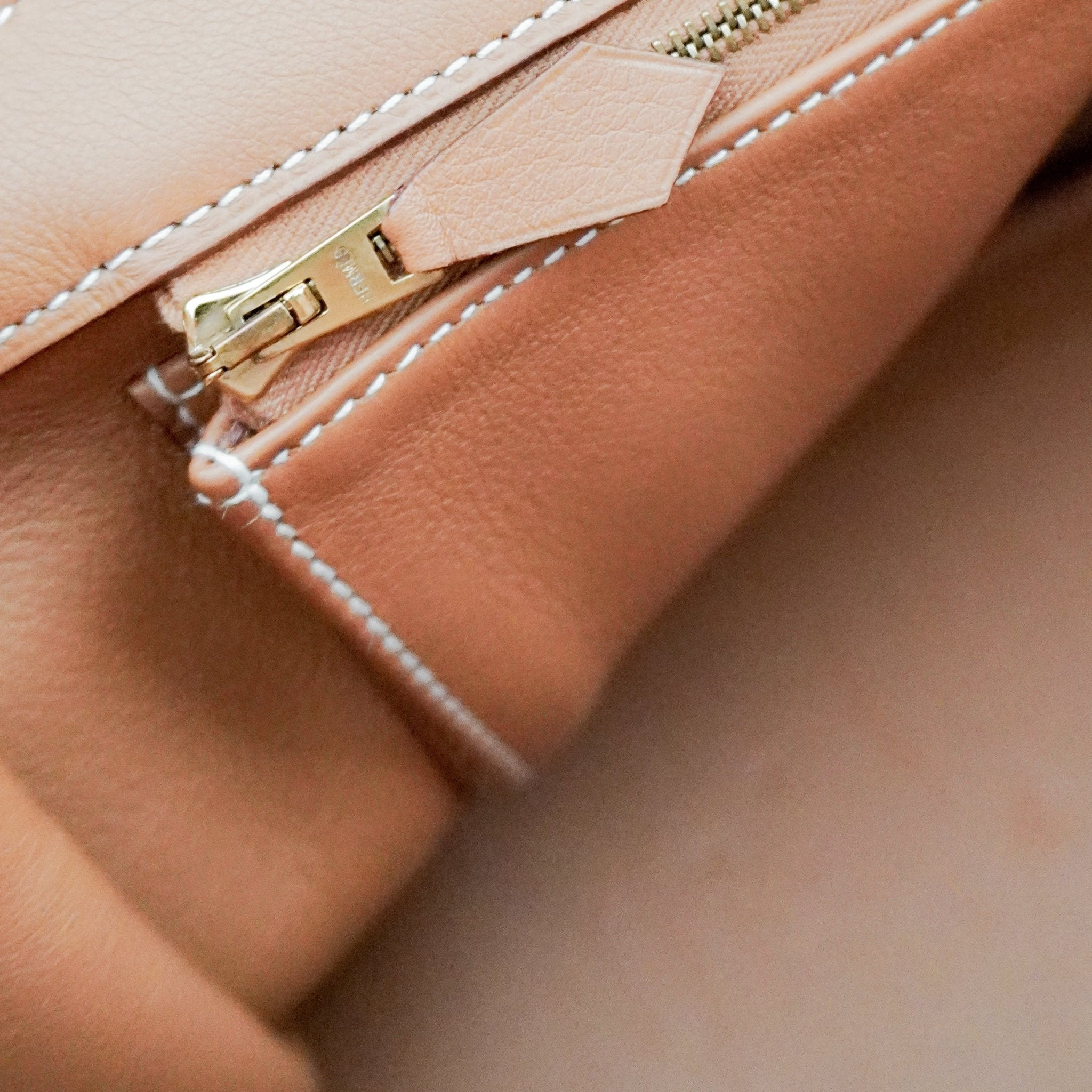 Hermès Birkin 35 Retourne in Gold Swift Leather with Gold Hardware | Authentic Preloved - Reloved Again