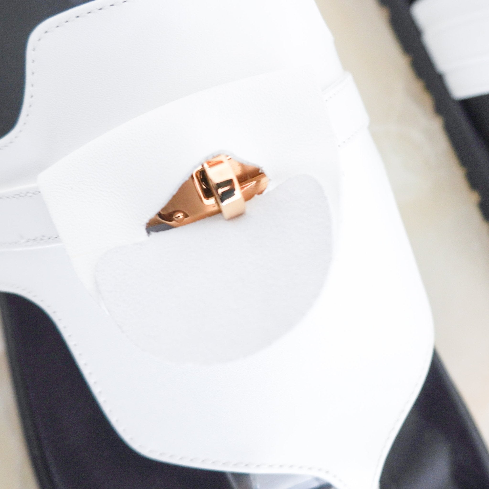 NEW Hermès White Leather Empire Sandals (RRP £1010) | Authentic Preloved - Reloved Again