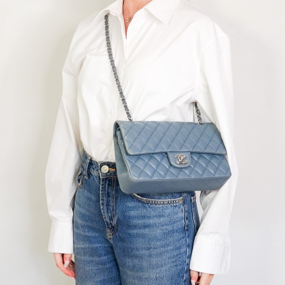 Chanel Classic 11.12 Medium Handbag in Lambskin Leather RRP £9,090 | Authentic Preloved