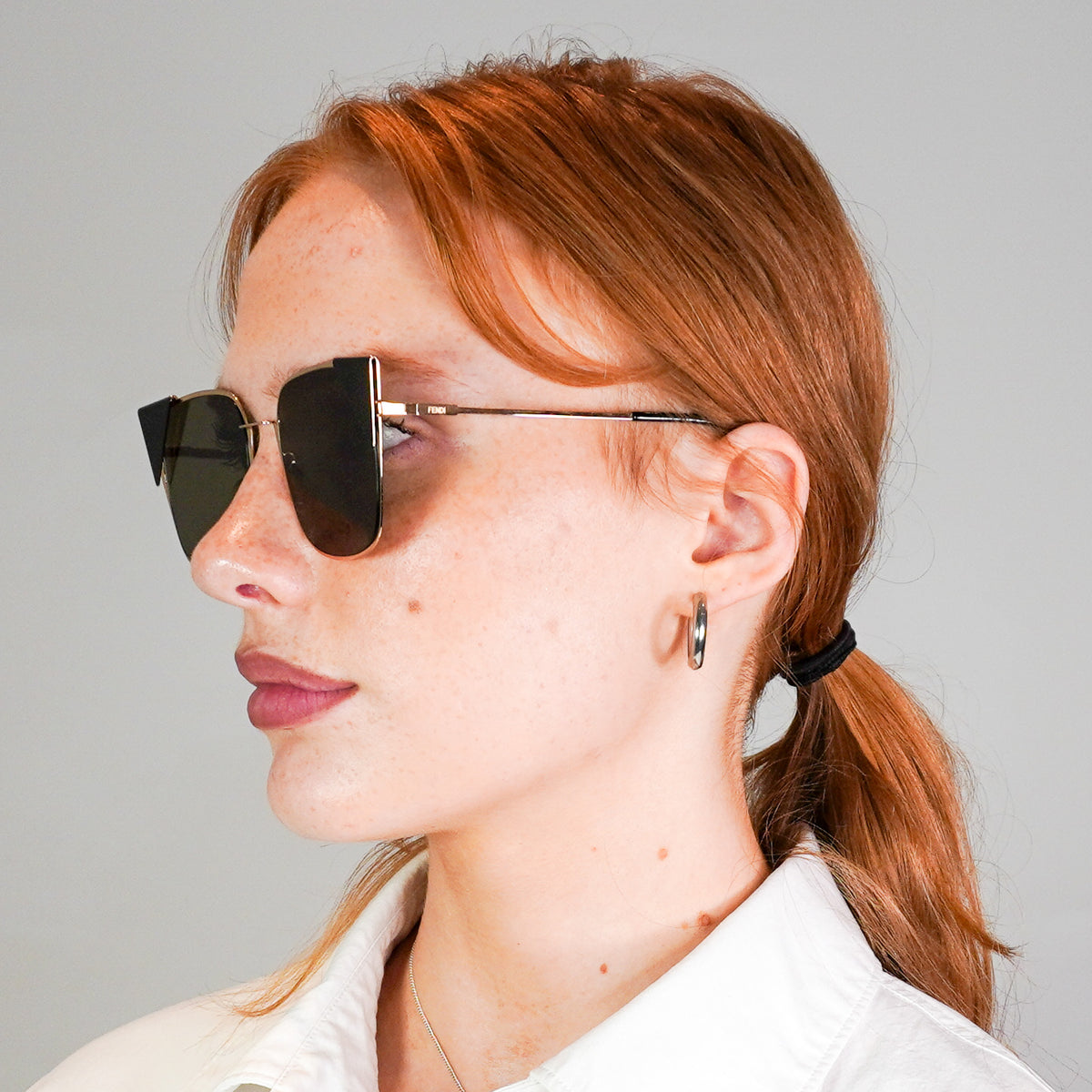 Fendi FF square cat eye sunglasses RRP £370 | Authentic Preloved FINAL SALE
