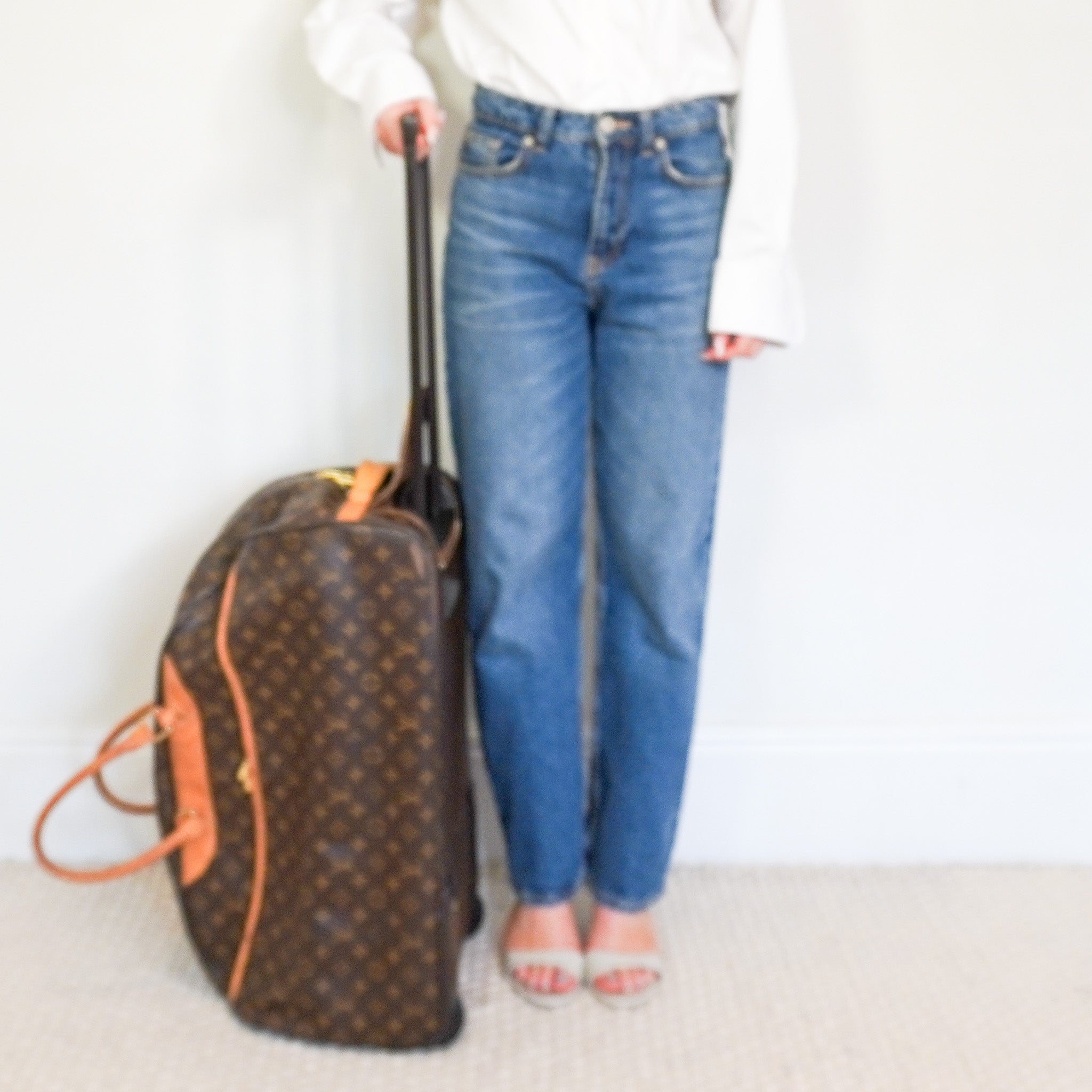 Louis Vuitton Monogram Canvas Eole 60 Rolling Luggage Bag (RRP £2000) | Authentic Preloved
