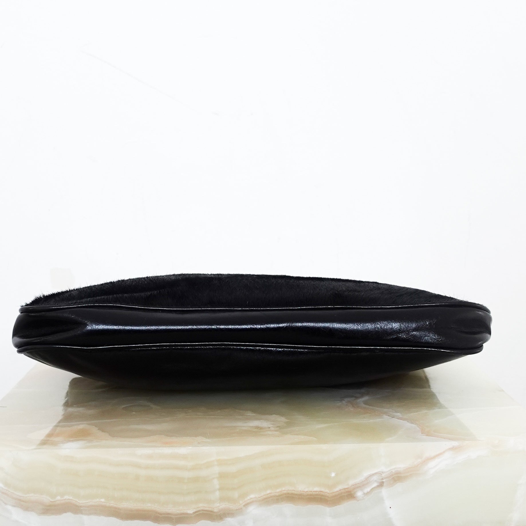 Black Textured clutch RRP £500