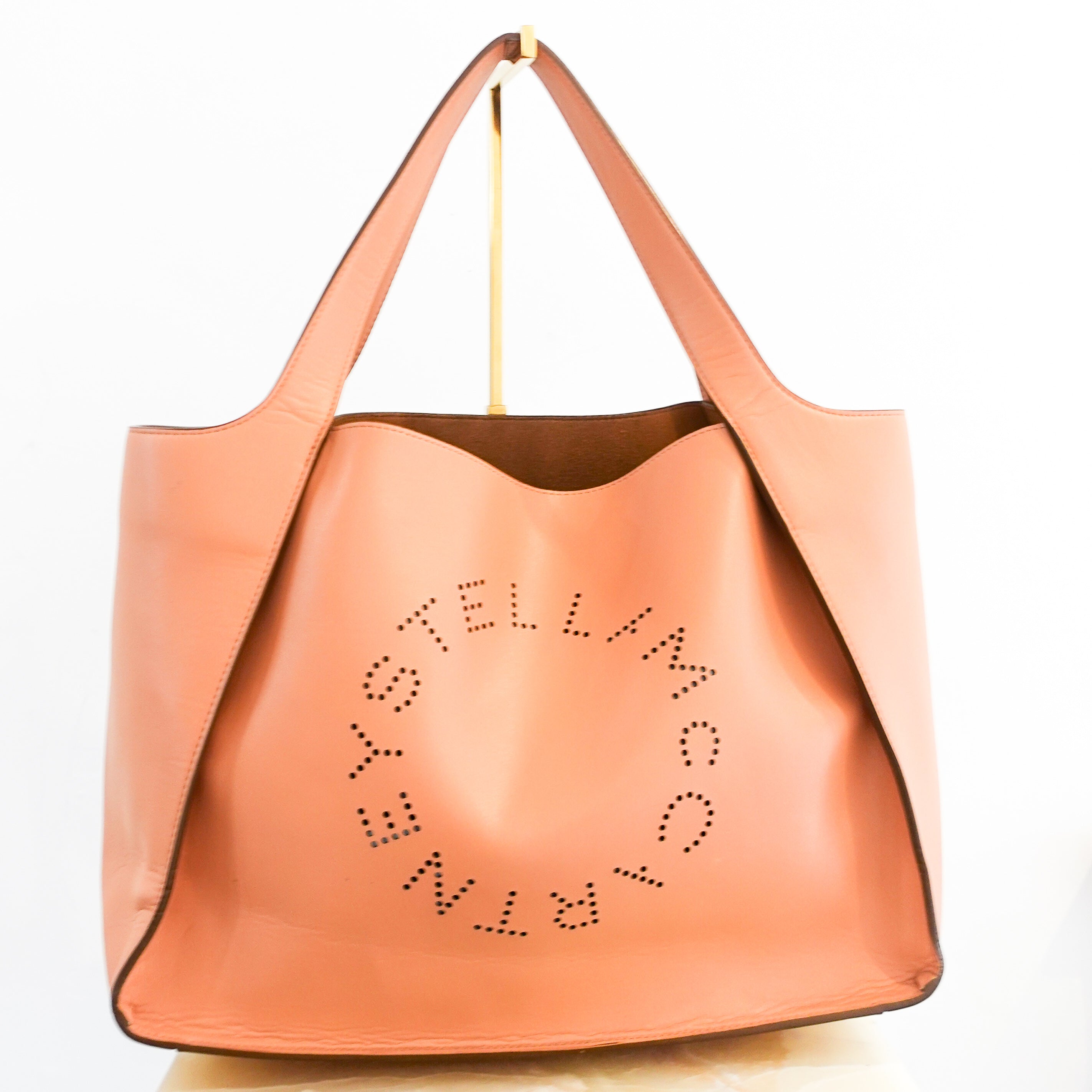 Stella McCartney Camel Brown Logo Large Tote Bag RRP £850 | Authentic Preloved