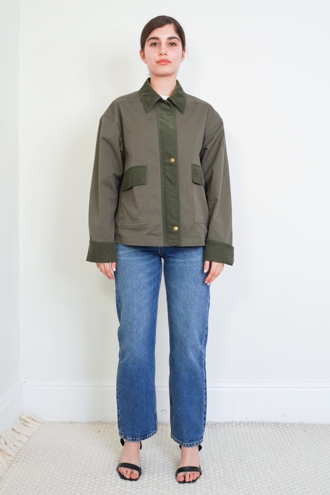 Vanessa Bruno Khaki Cargo Jacket RRP £700 | Authentic Preloved - Reloved Again