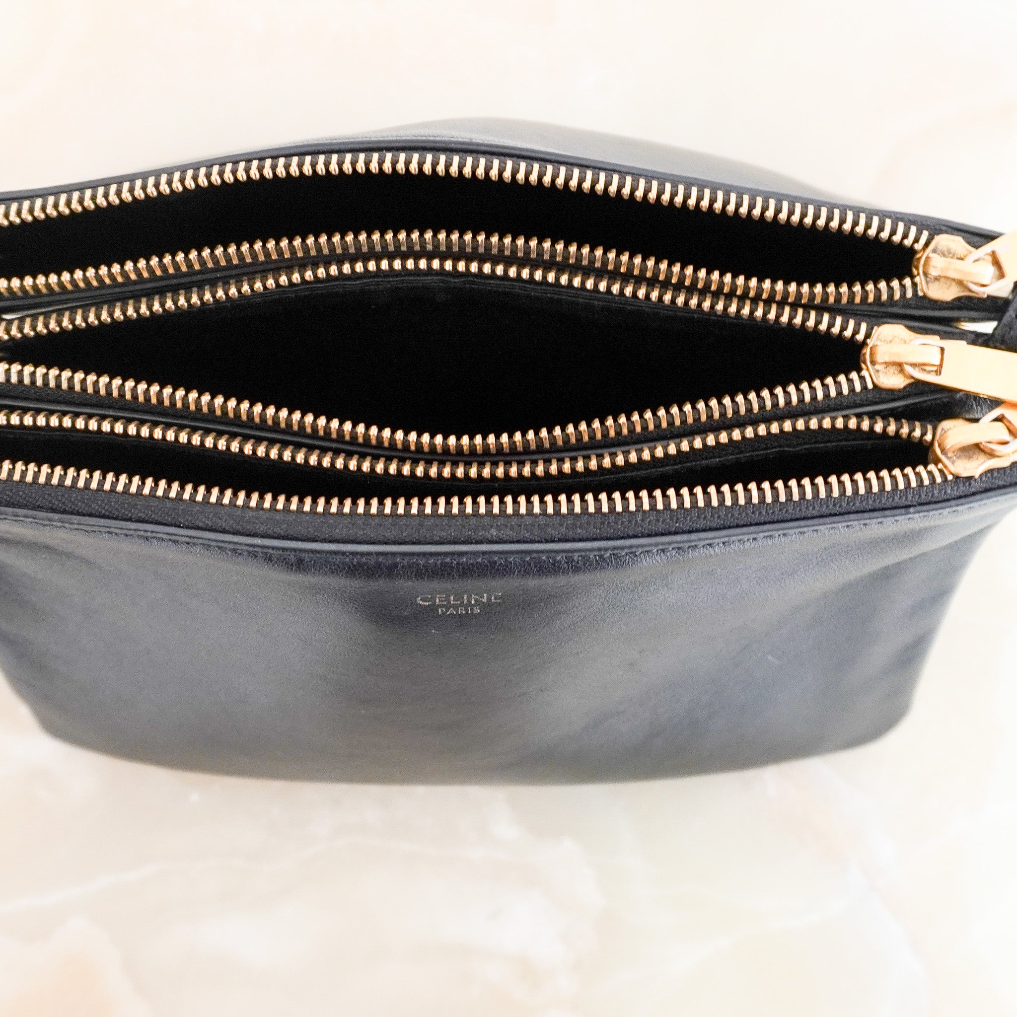 Celine Trio Leather Small Crossbody Bag RRP £800 | Authentic Preloved