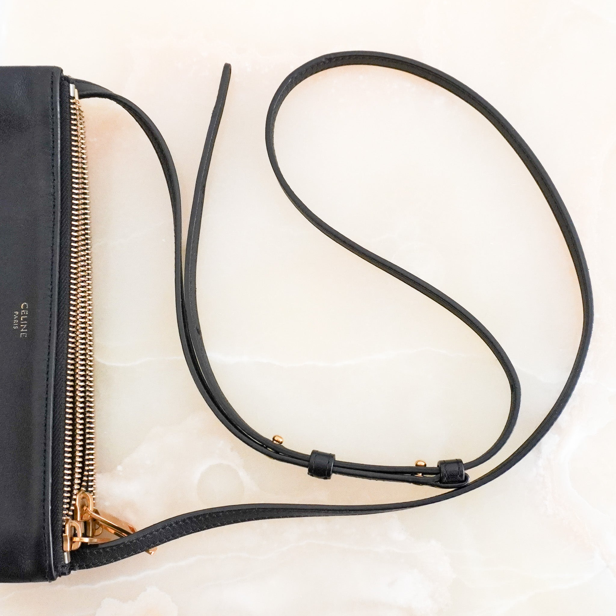 Celine Trio Leather Small Crossbody Bag RRP £800 | Authentic Preloved