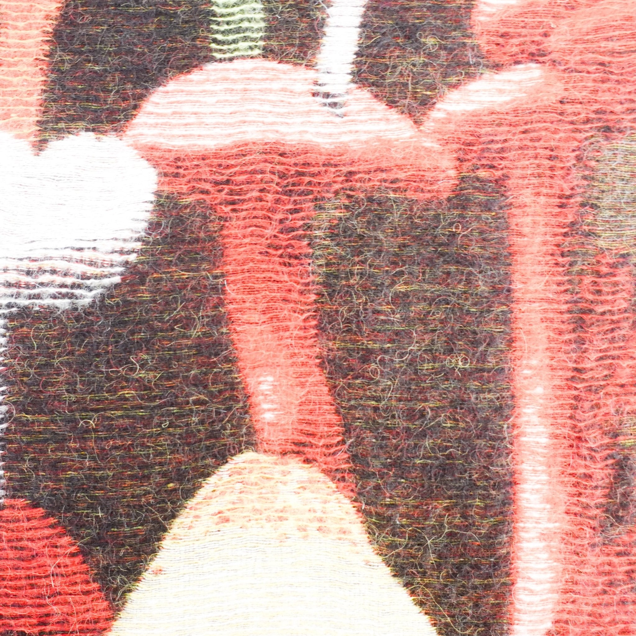Alexander McQueen Multicolour Mushroom Wool Scarf RRP £700 | Authentic Preloved