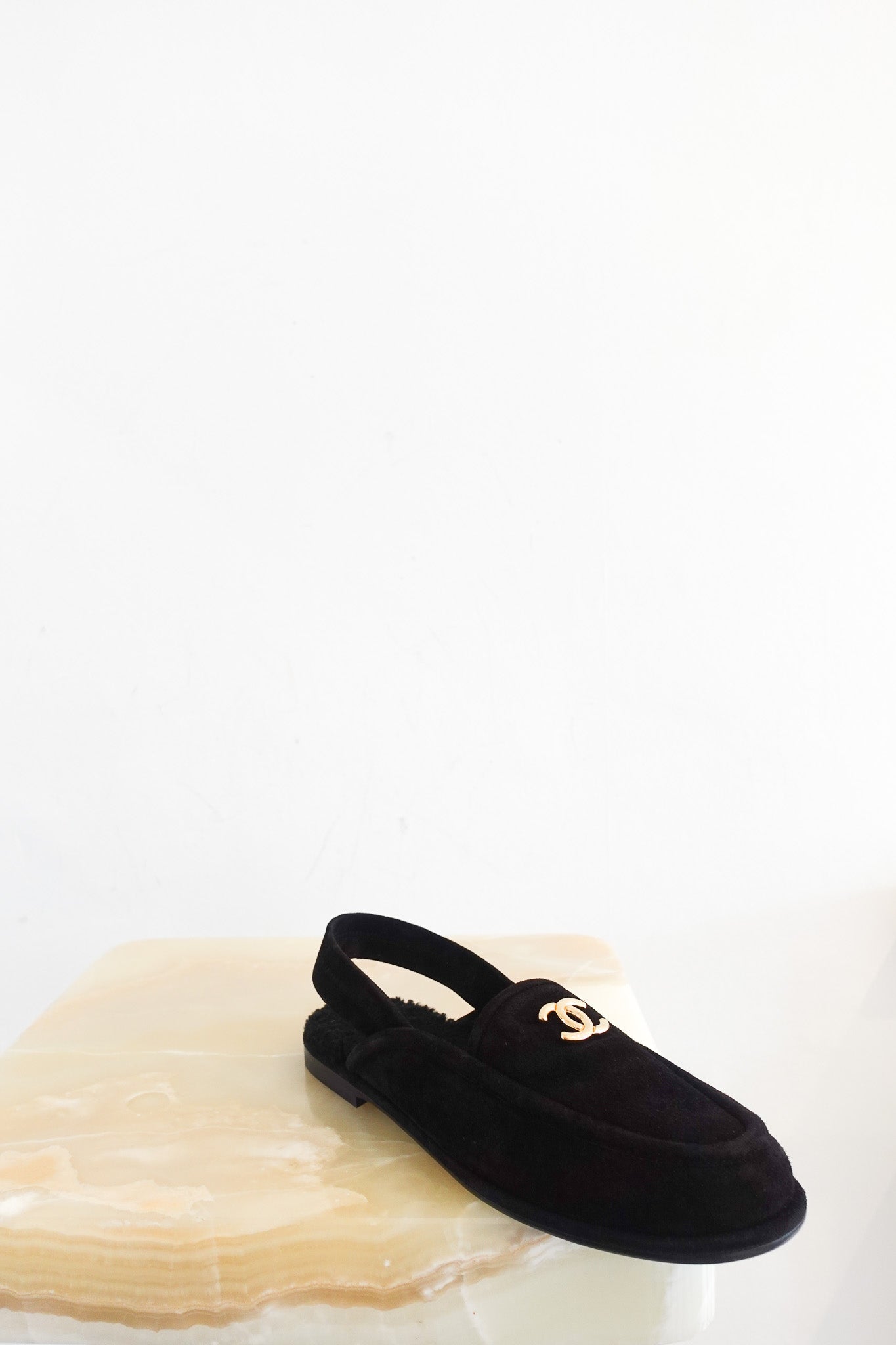 NEW SOLD OUT Chanel Shearling Mules | Authentic Preloved