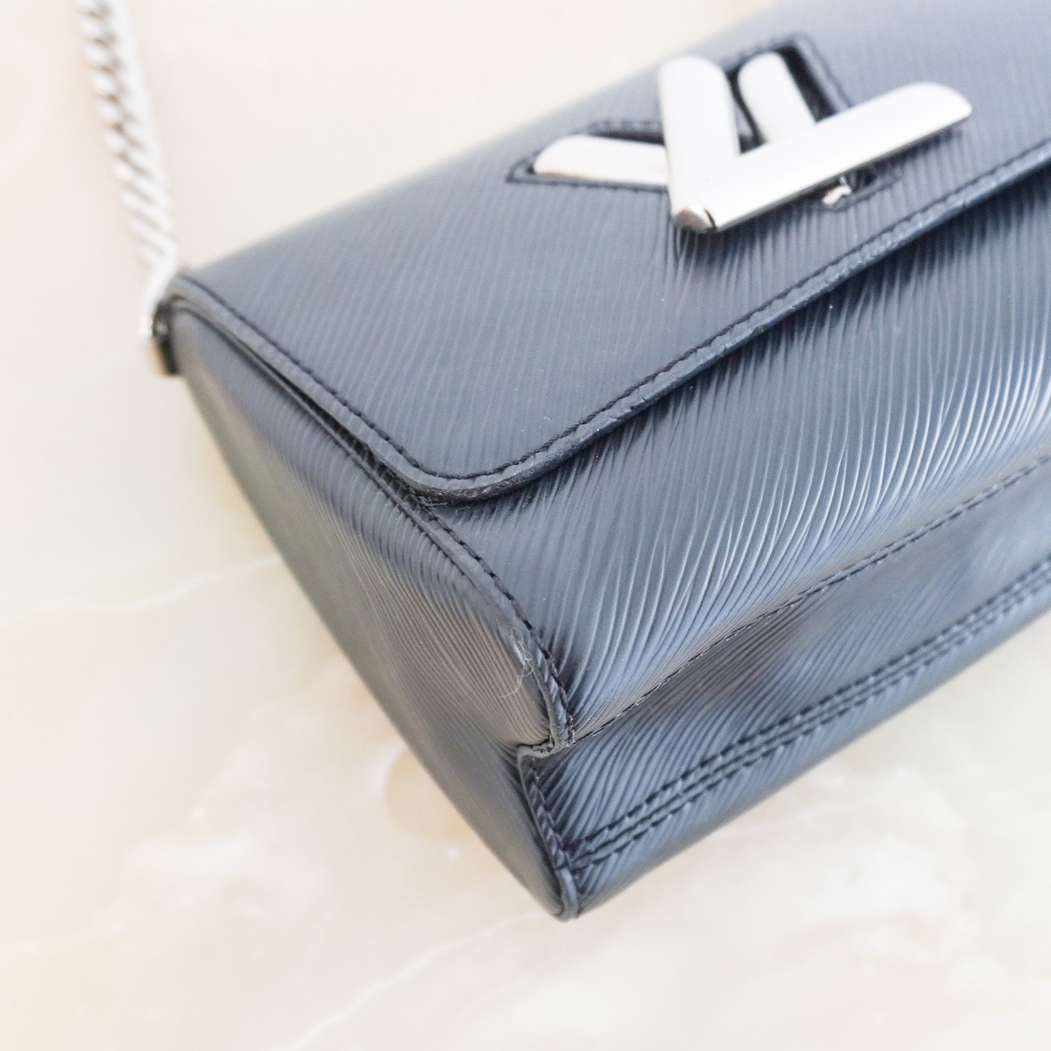 Louis Vuitton Twist PM Bag in Black Epi Leather (RRP £3850) | Authentic Preloved - Reloved Again