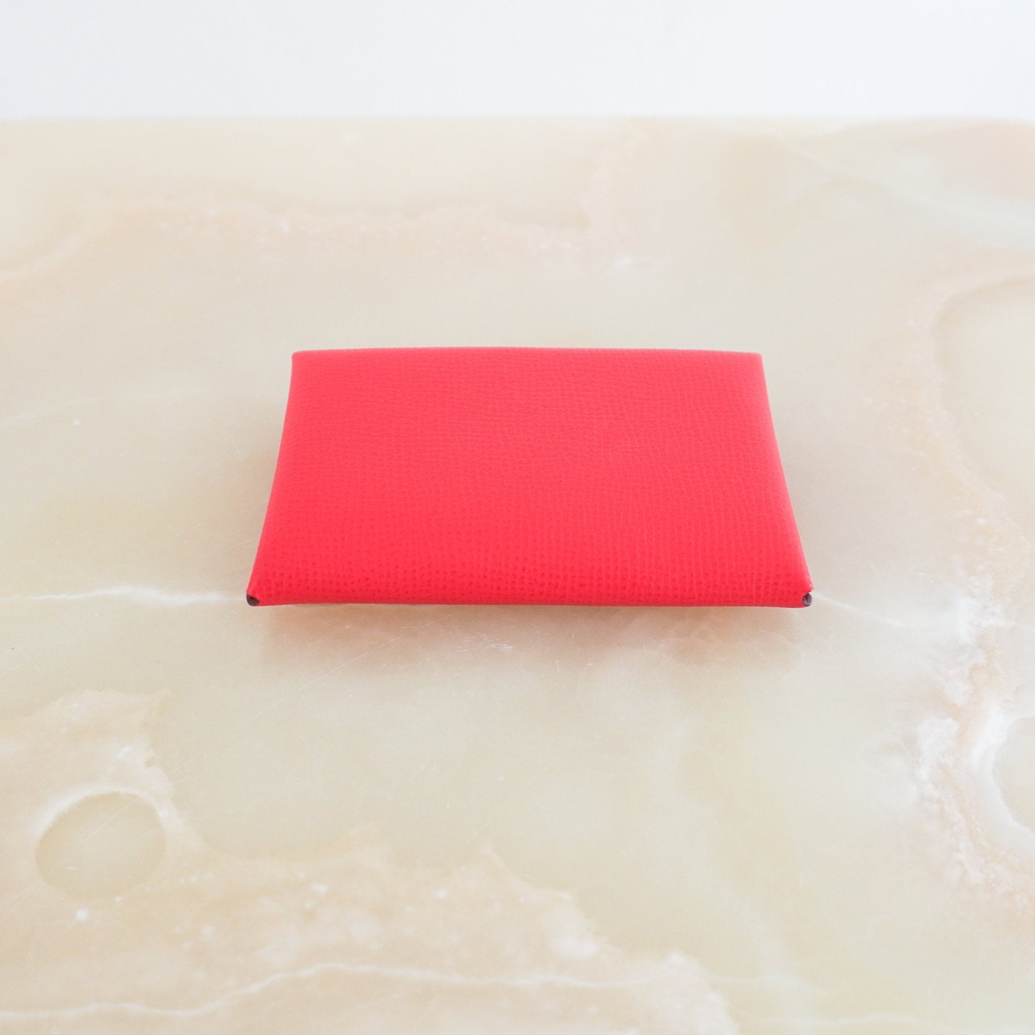 Hermès Calvi Card Holder in Pink Epsom Leather RRP £240 | Authentic Preloved FINAL SALE - Reloved Again