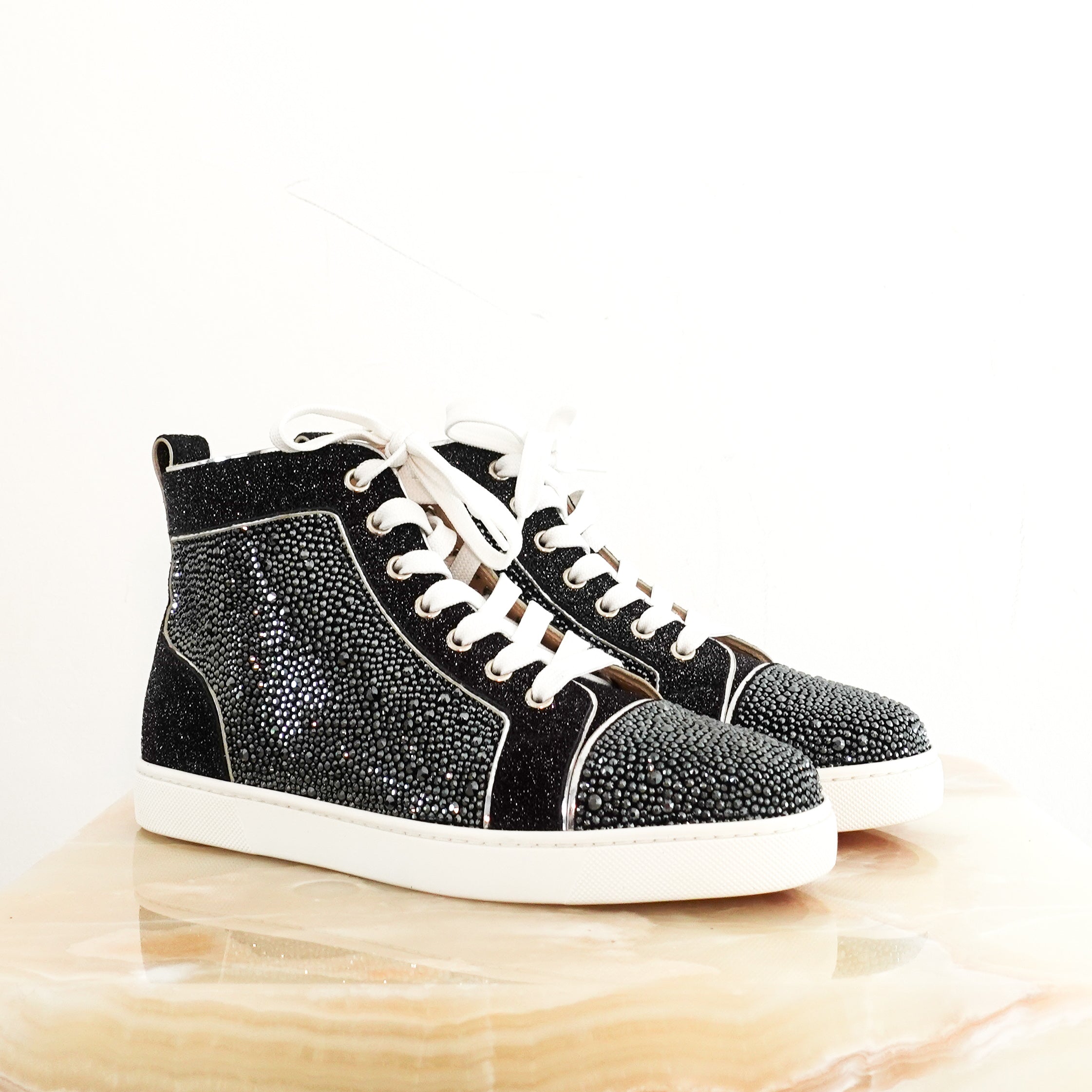 Louis glitter high top trainers