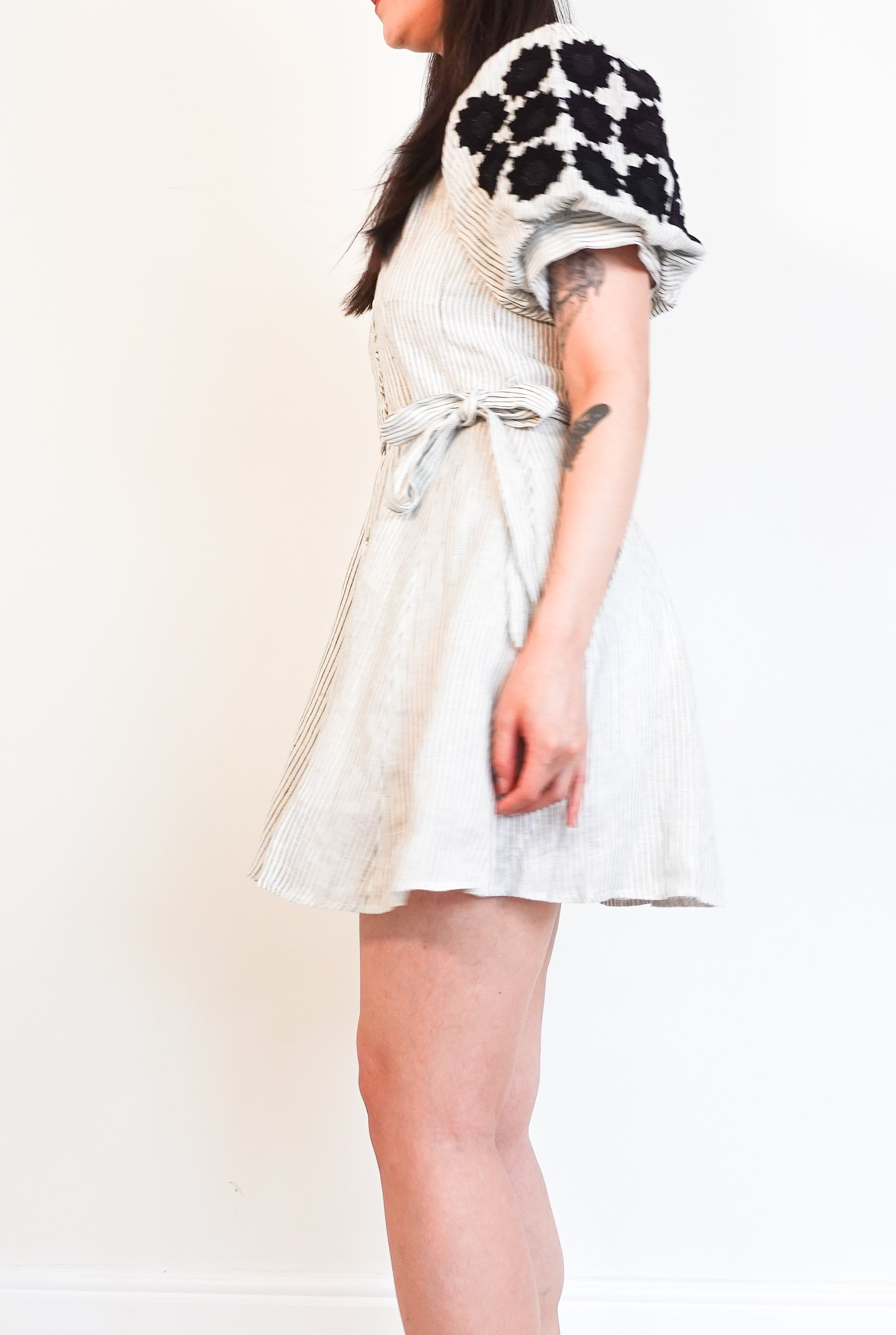 Embroidered mini dress RRP £350