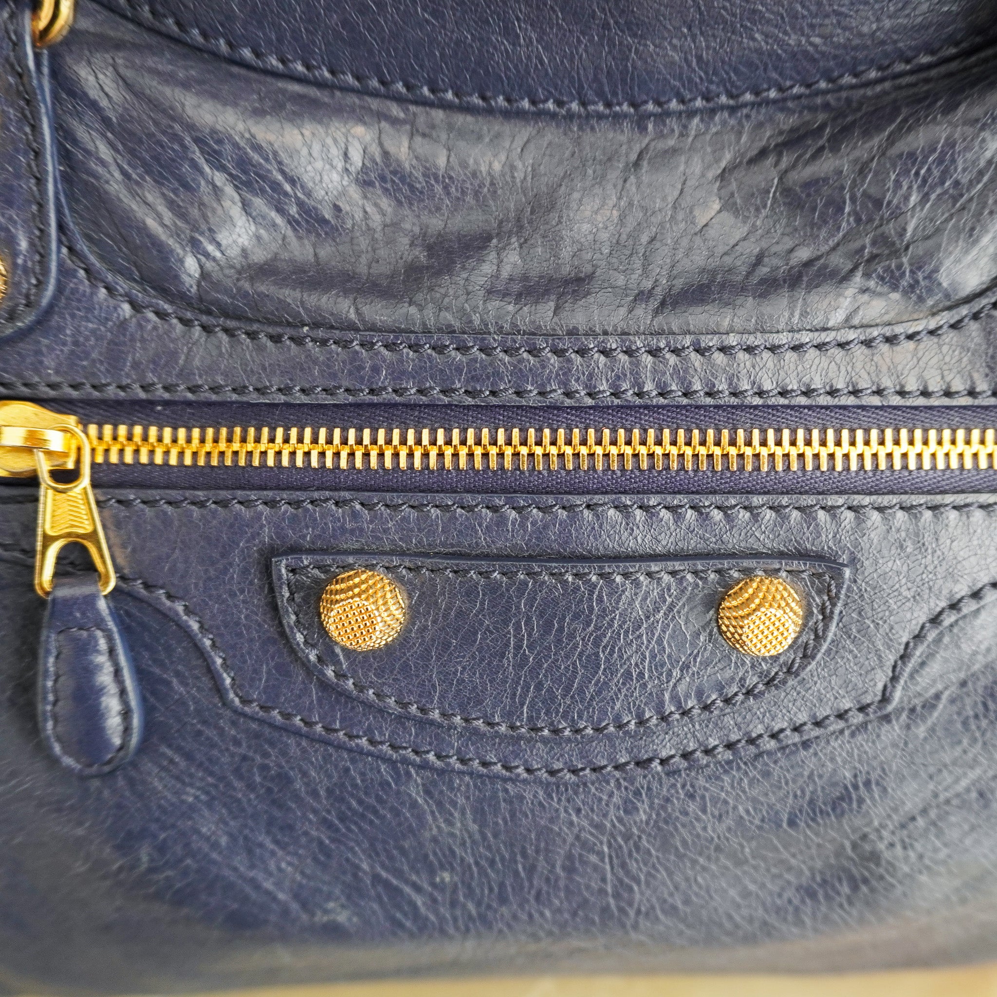 Balenciaga Medium City Bag in Navy RRP £2590 | Authentic Preloved