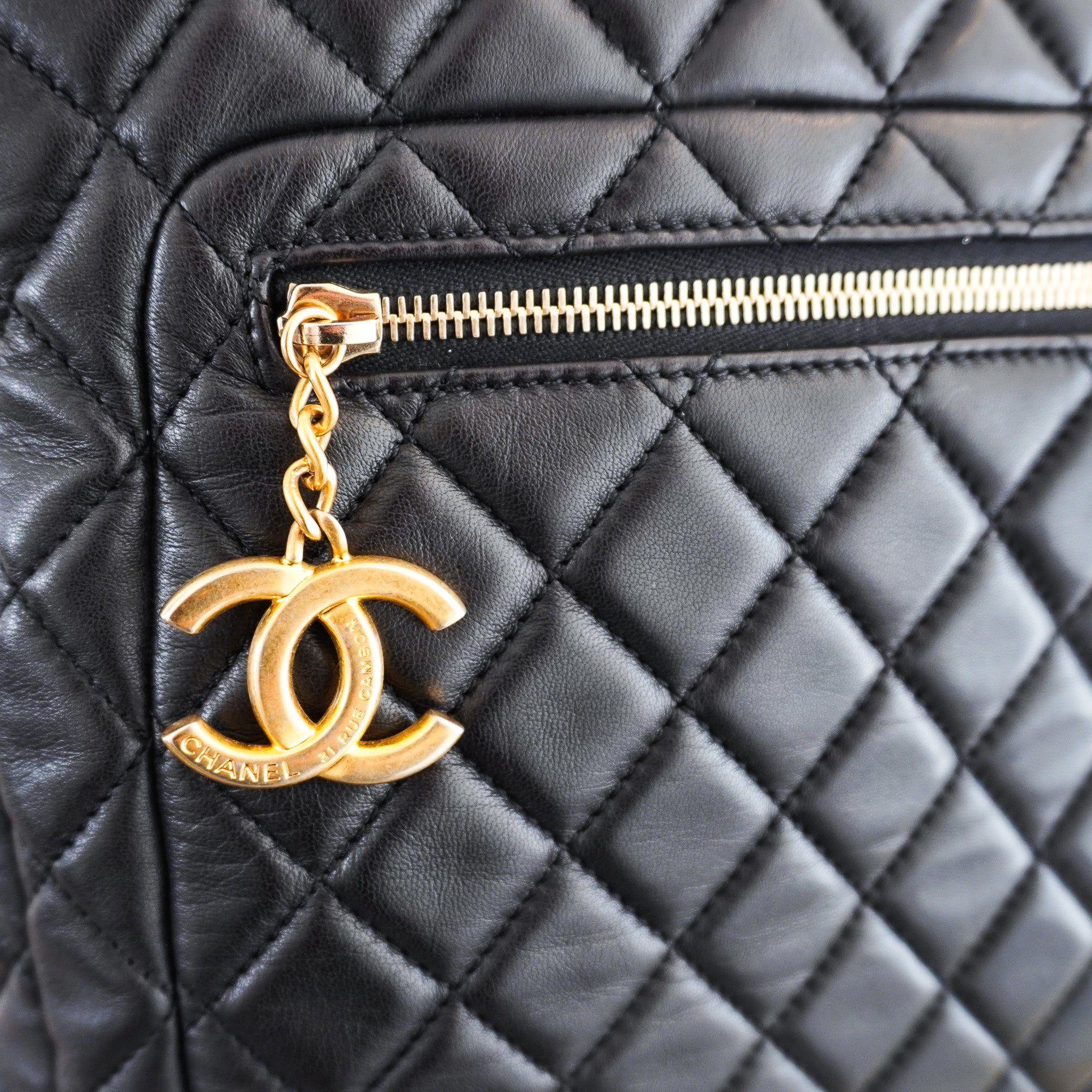 Chanel CC Charm Lambskin Tote RRP £5000 | Authentic Preloved