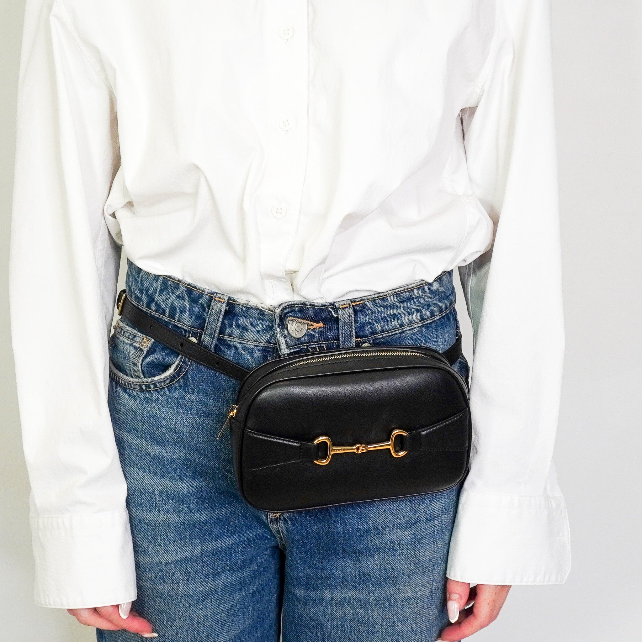 Celine Horsebit Leather Belt Bag RRP £1200| Authentic Preloved