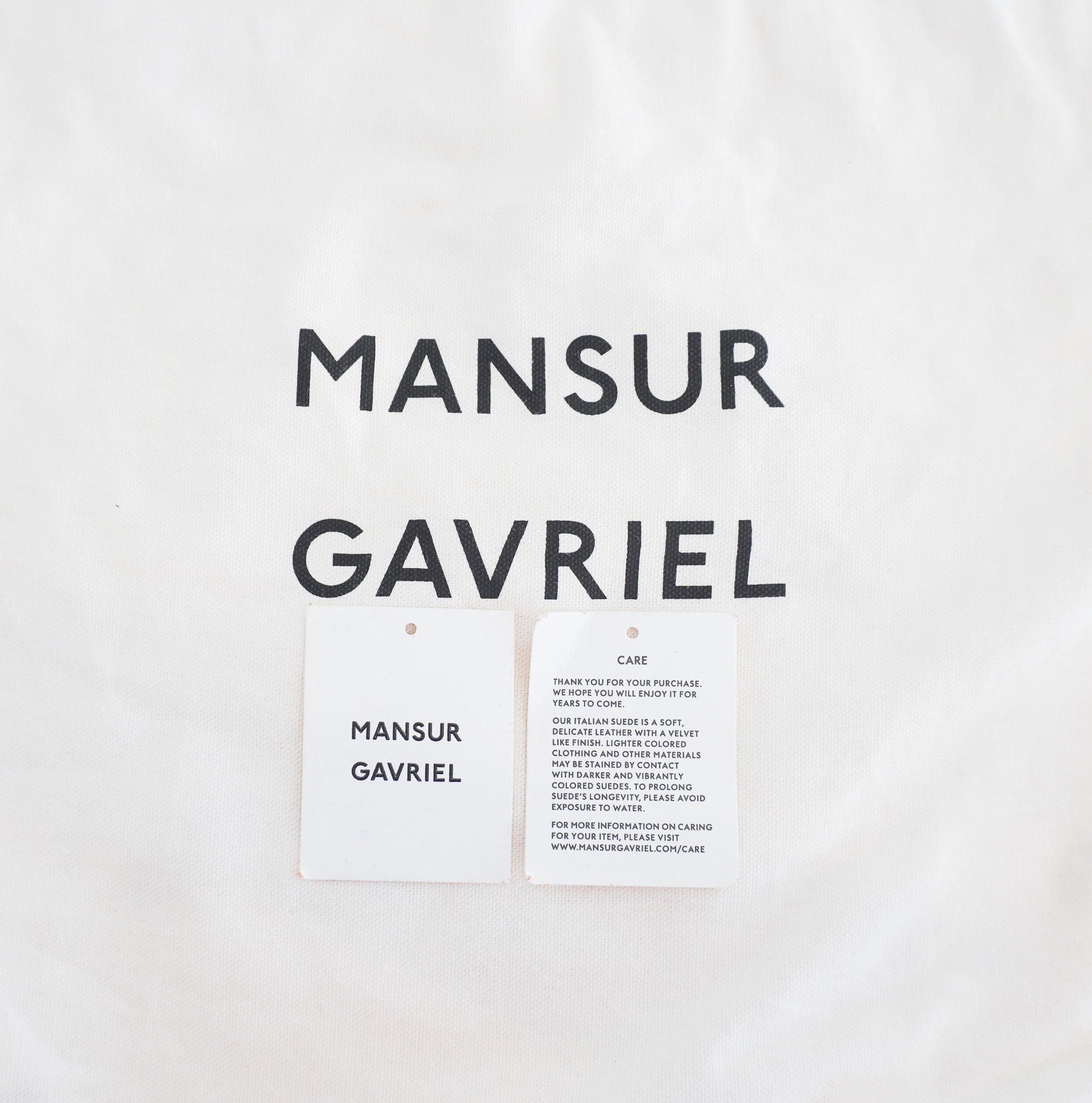 Mansur Gavriel Suede Drawstring Crossbody Bag Rust Leather | Authentic Preloved - Reloved Again