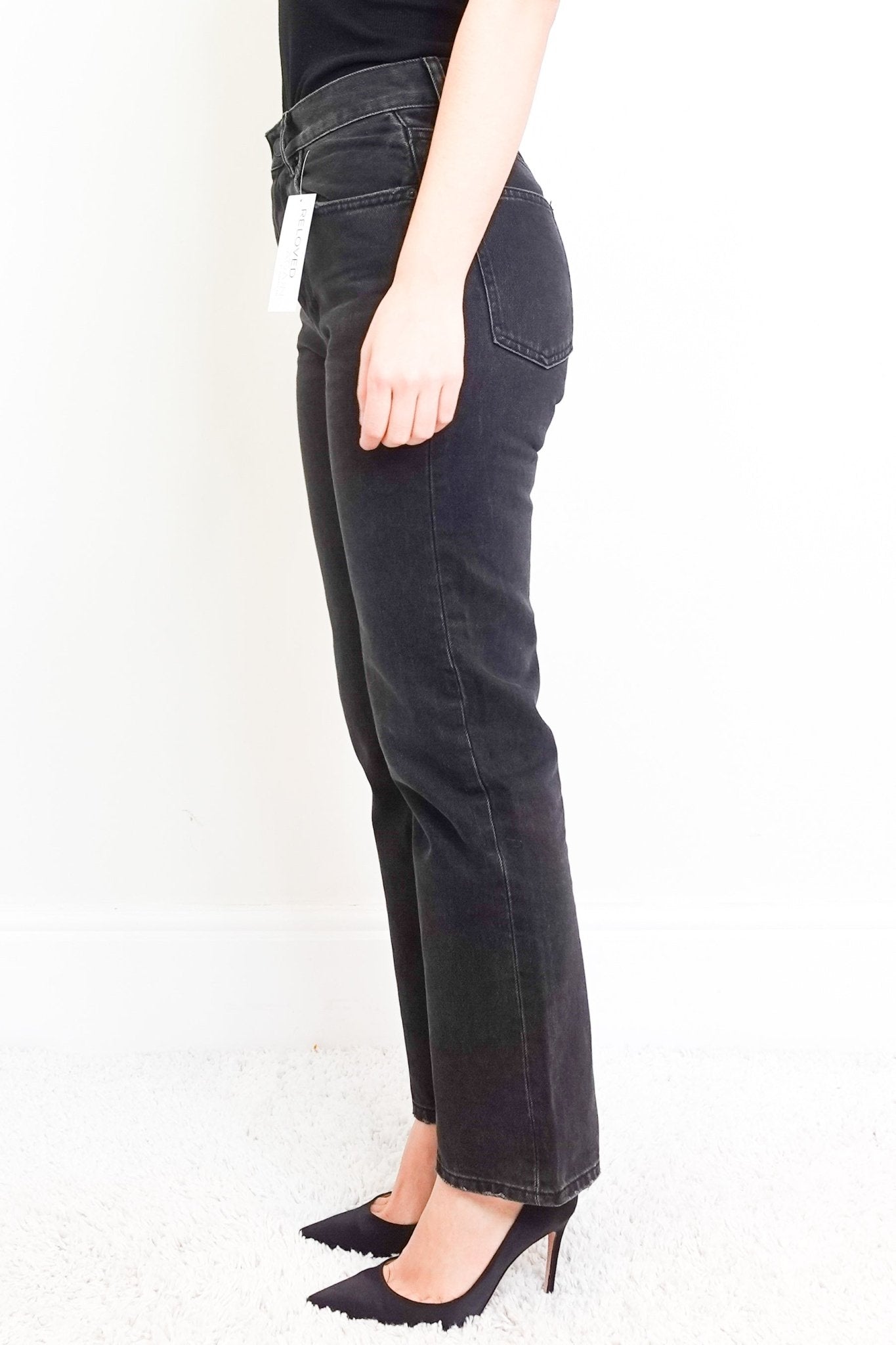 Anine Bing Black Jeans RRP £225 [final sale] - Reloved Again