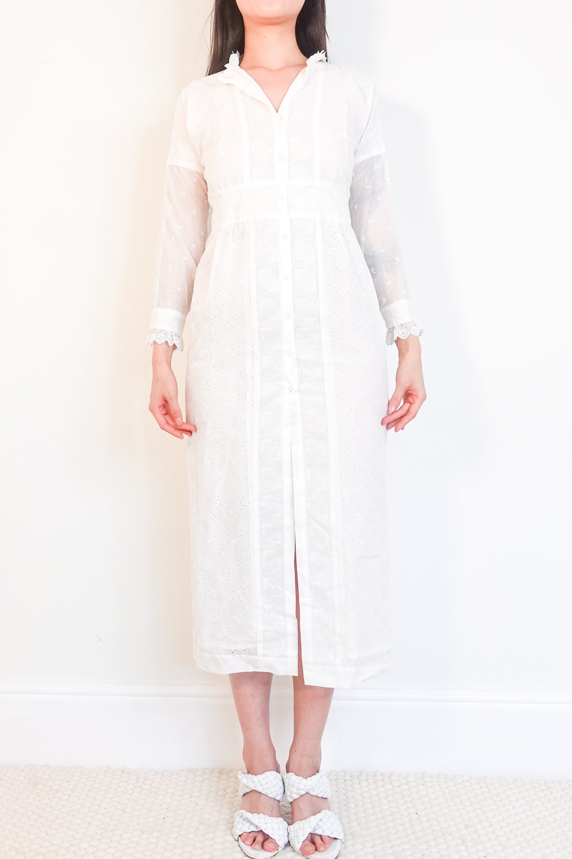 Cotton midi dress