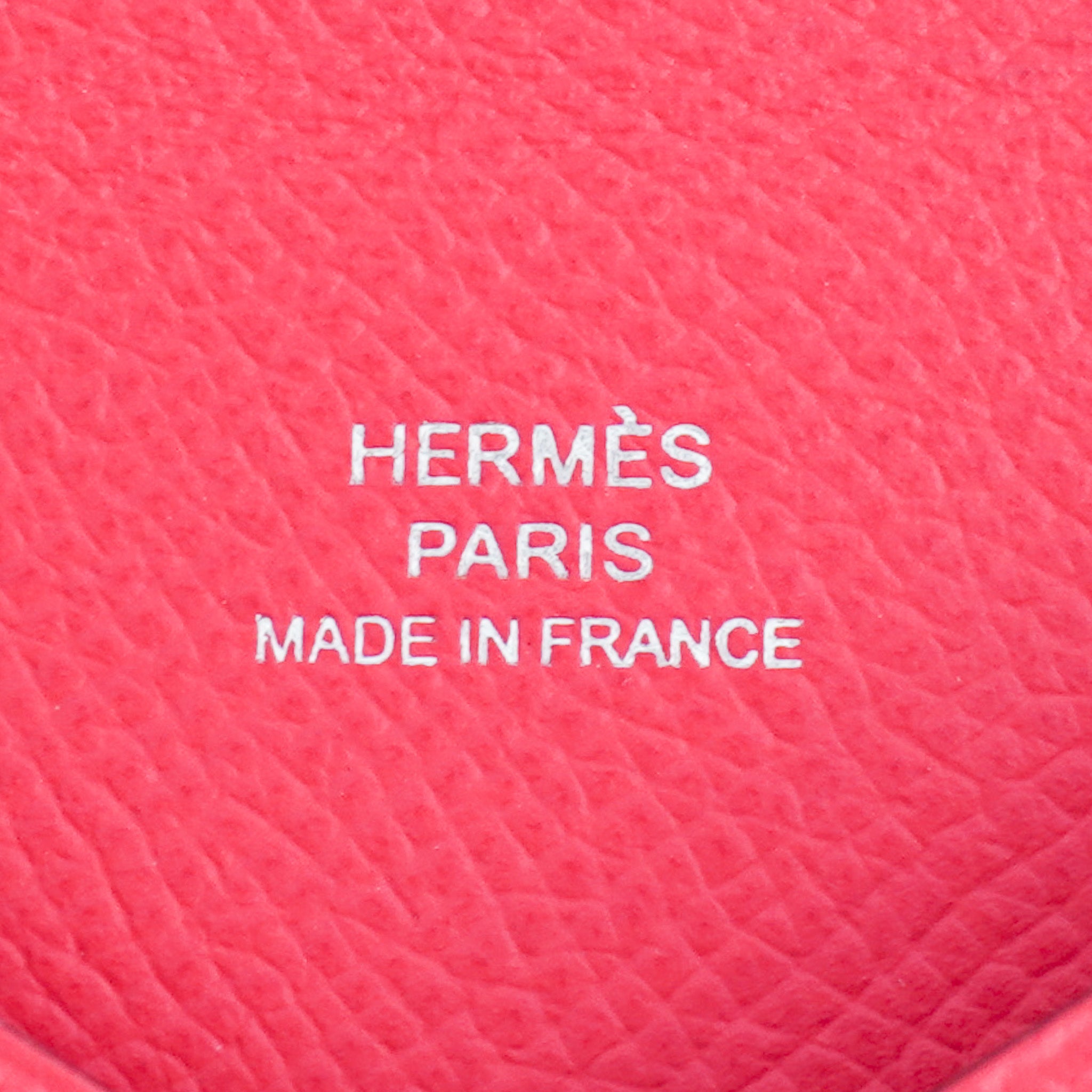 Hermès Calvi Card Holder Rose Texas Epsom Leather RRP £240 | Authentic Preloved FINAL SALE - Reloved Again