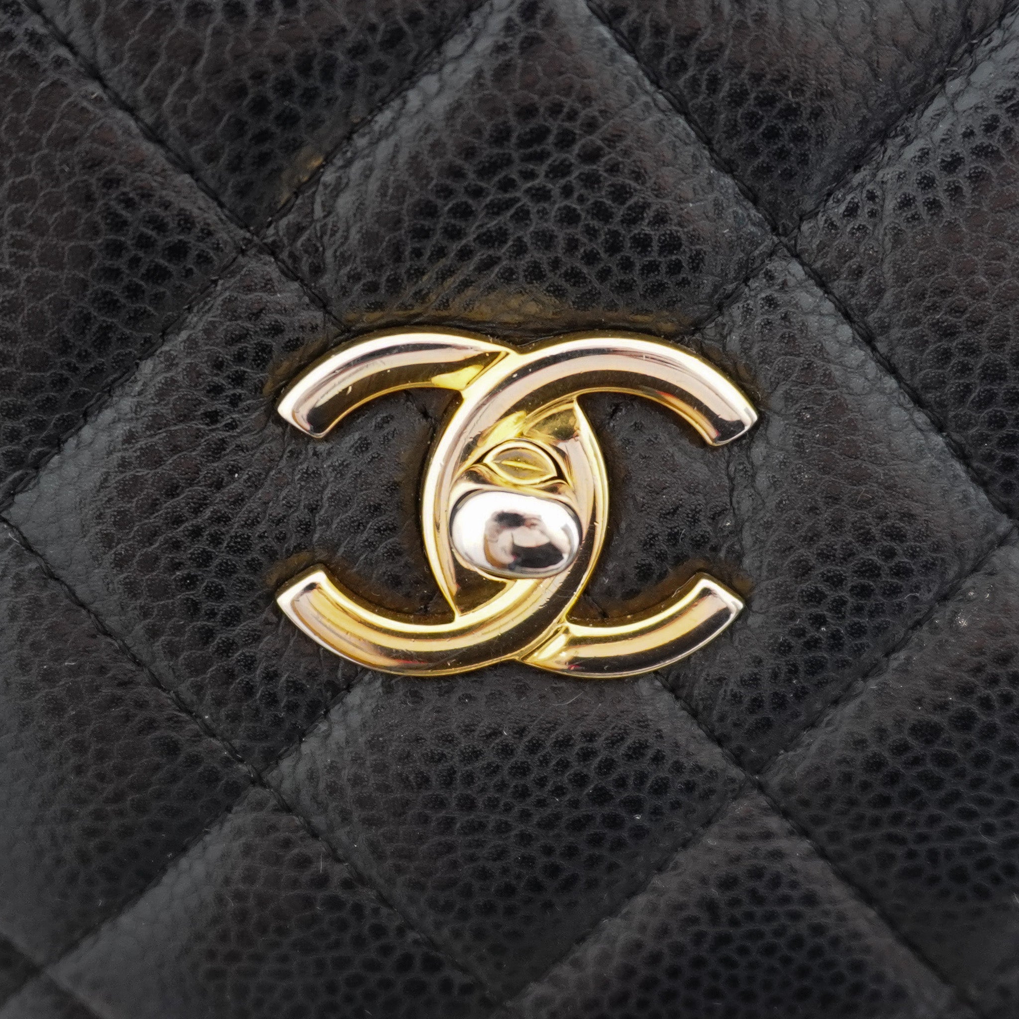 Chanel Grand Shopping Tote (GST) Black Caviar Leather Gold Hardware Bag | Authentic Preloved - Reloved Again