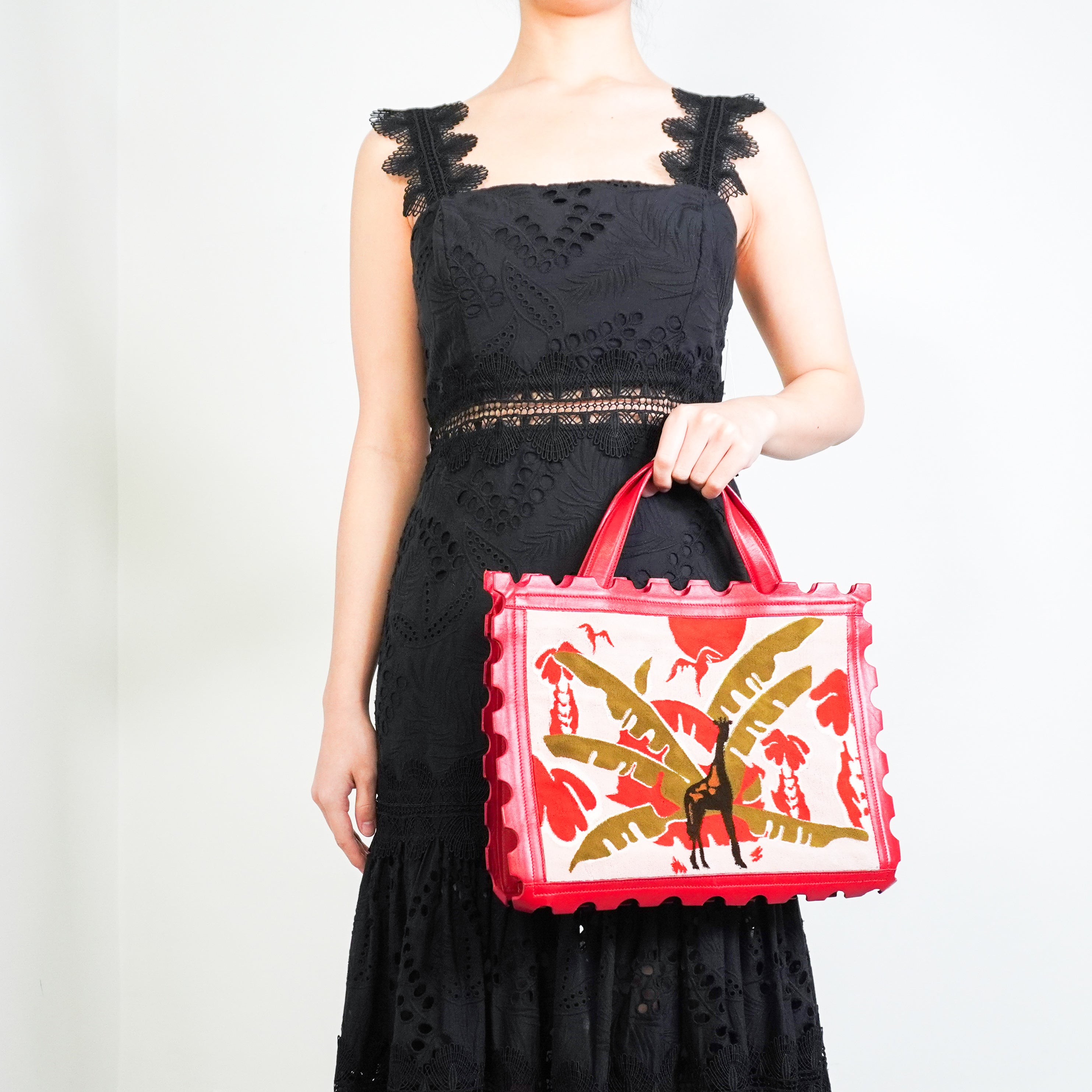 Charlotte Olympia Adventurous Tote Bag in Red RRP £1700 | Authentic Preloved