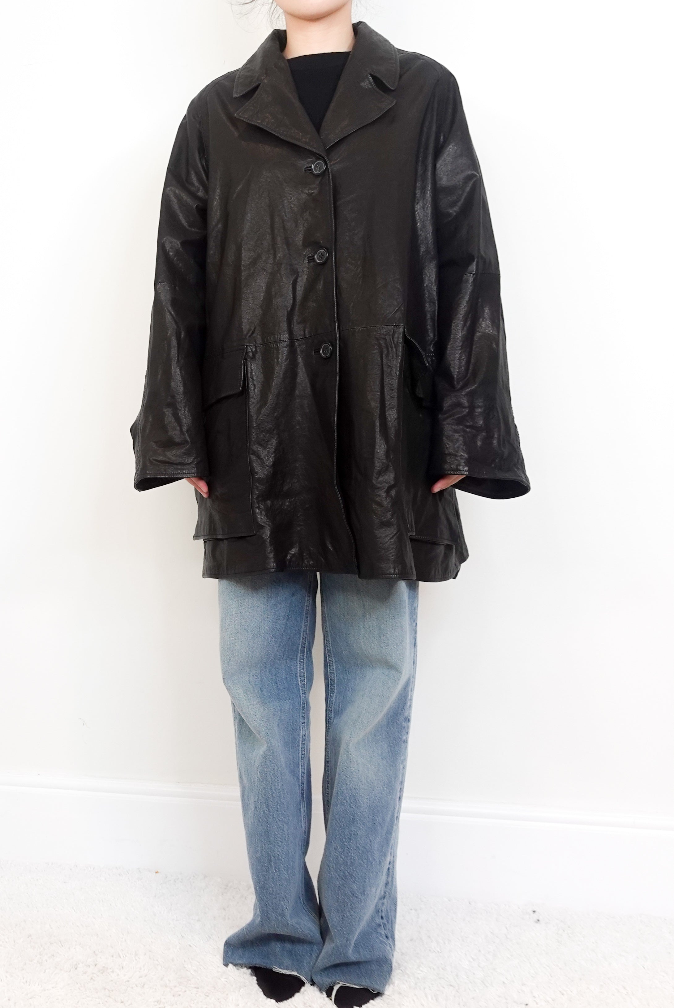 Leather Coat £700