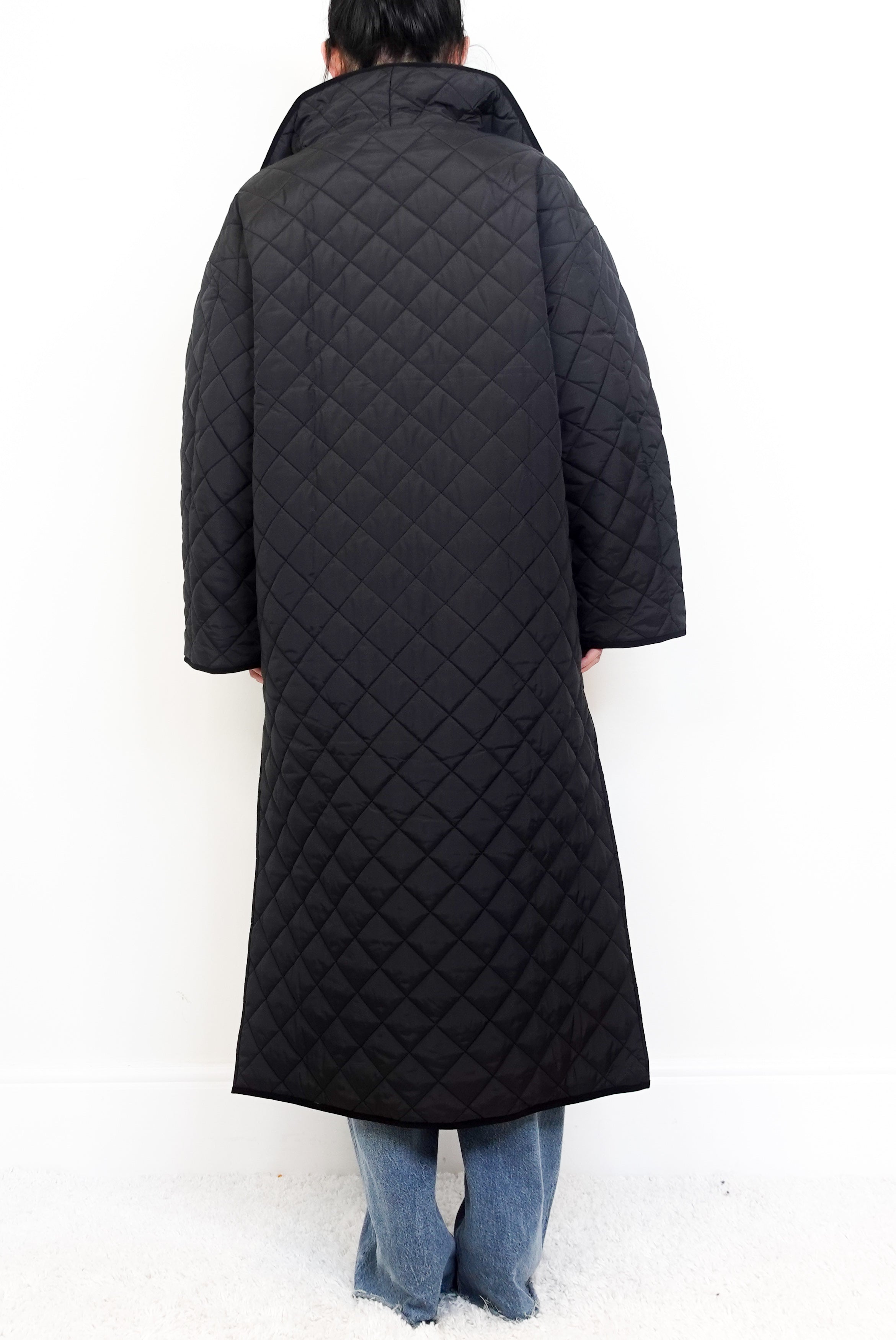 NEW Quilted Long Line Coat RRP £500