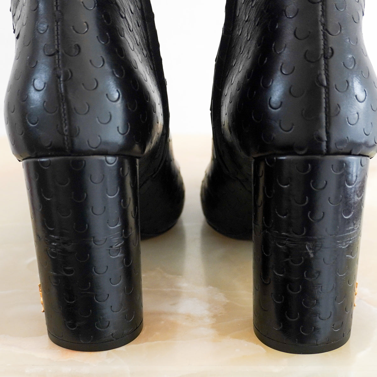 Saint Laurent Lou 70 Monogram Ankle Boots RRP £1150| Authentic Preloved