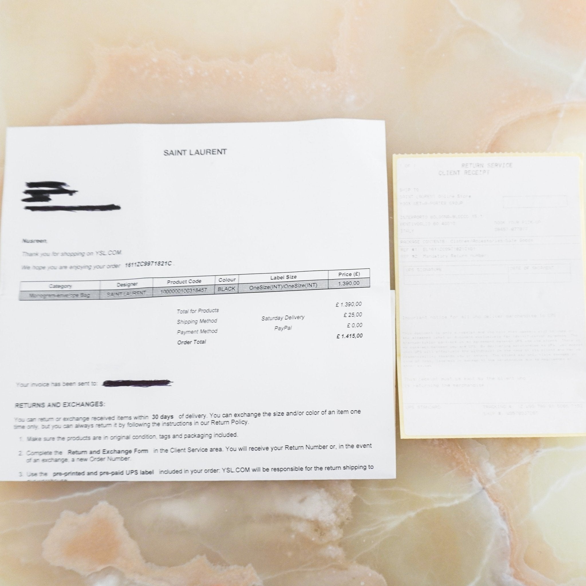 Saint Laurent Black Medium Envelope Matelasse Shoulder Bag RRP £2235 | Authentic Preloved