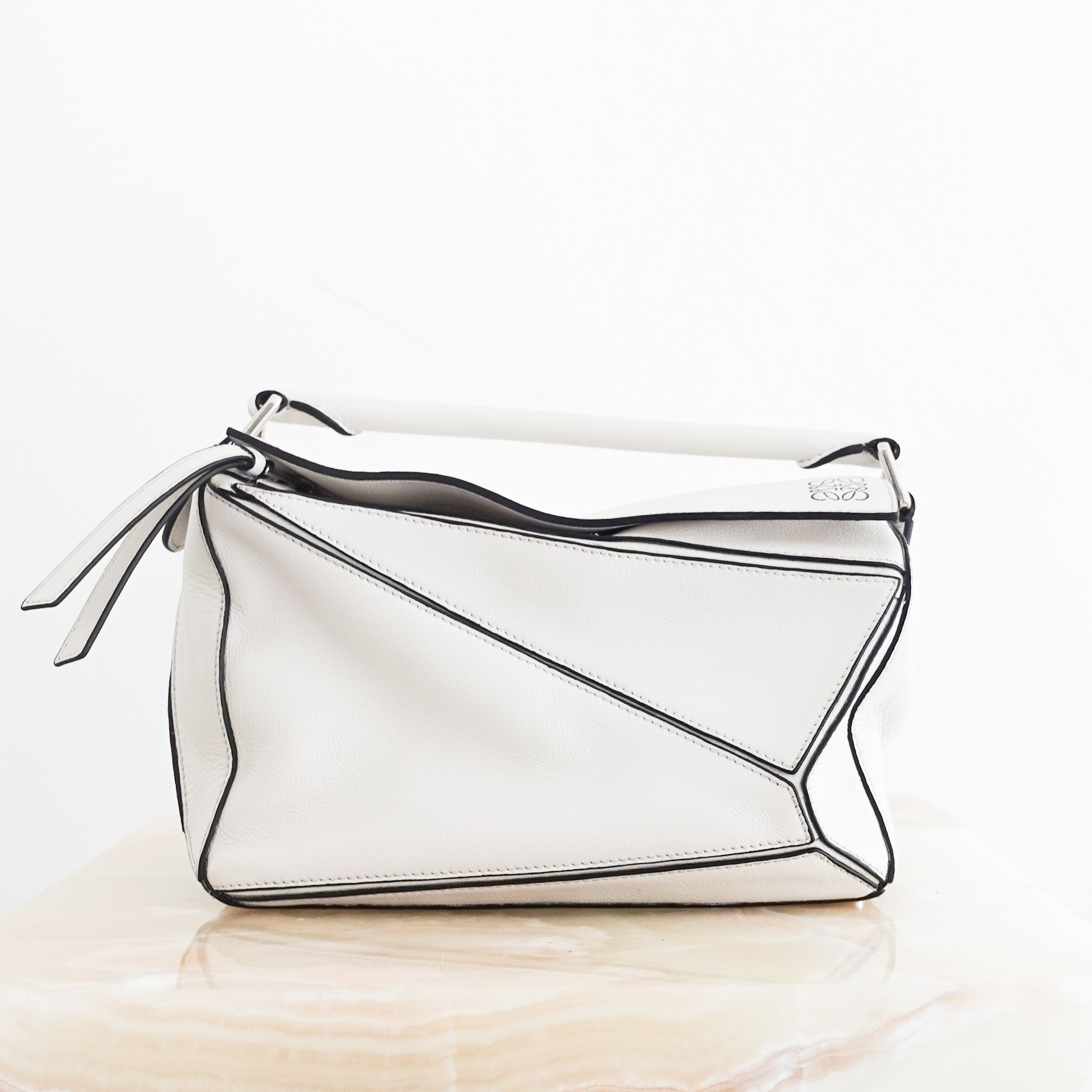 Puzzle small bag in white RRP £2.5k