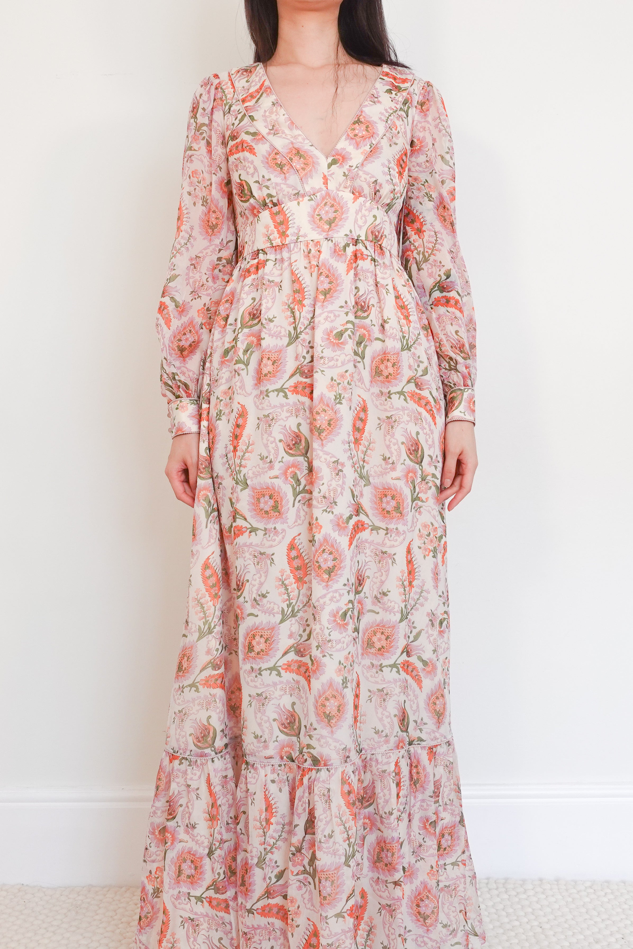 Multi floral maxi dress RRP £500