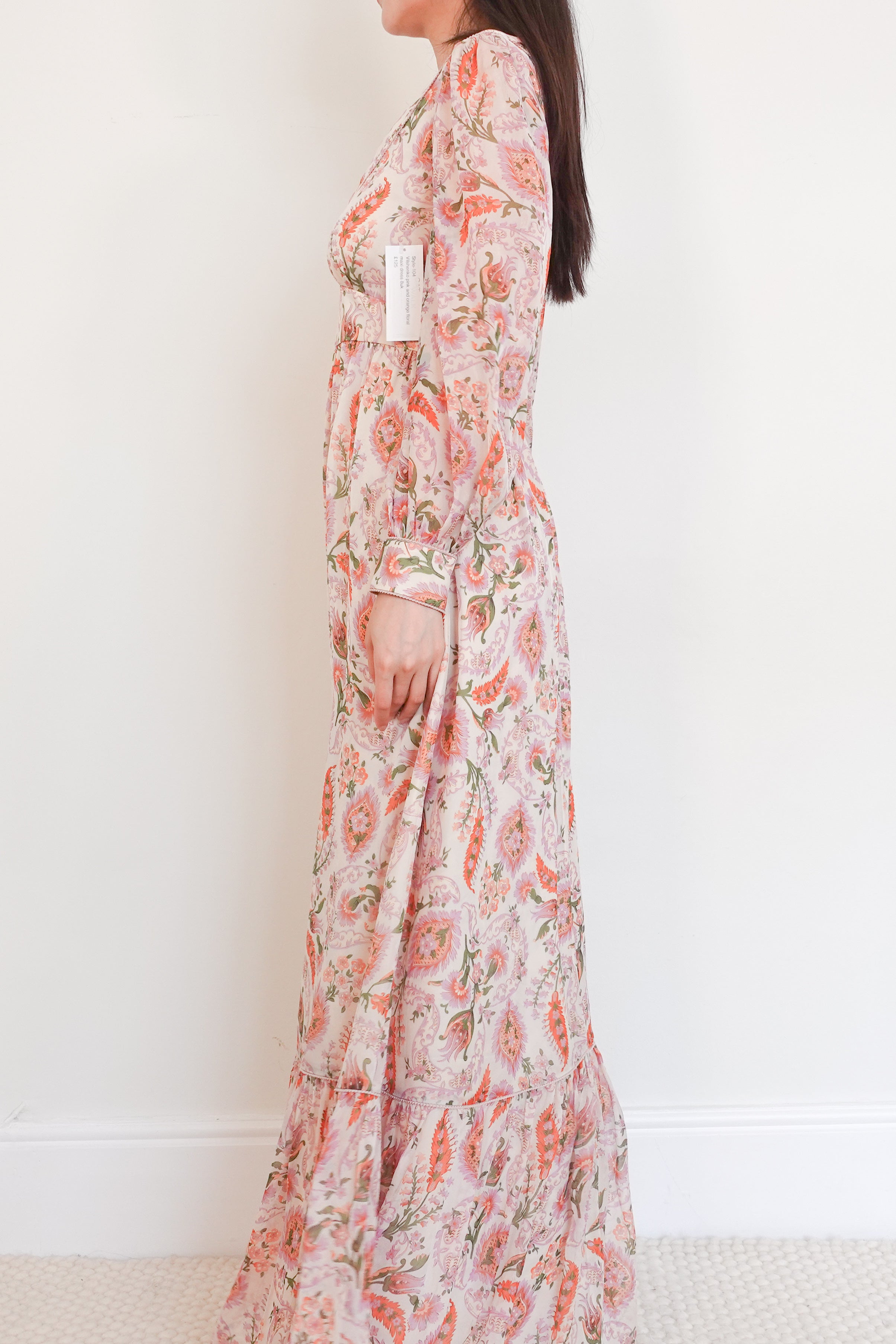 Multi floral maxi dress RRP £500