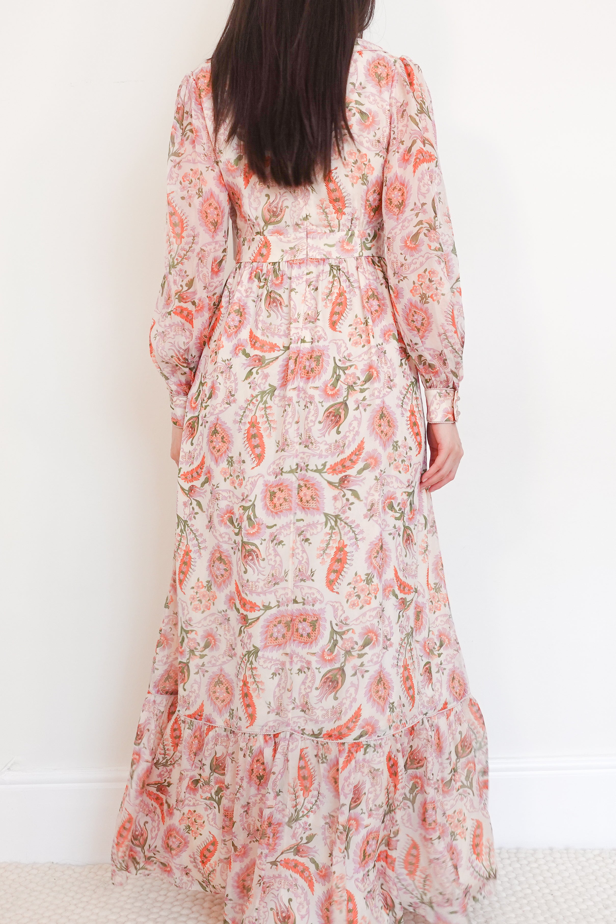 Multi floral maxi dress RRP £500