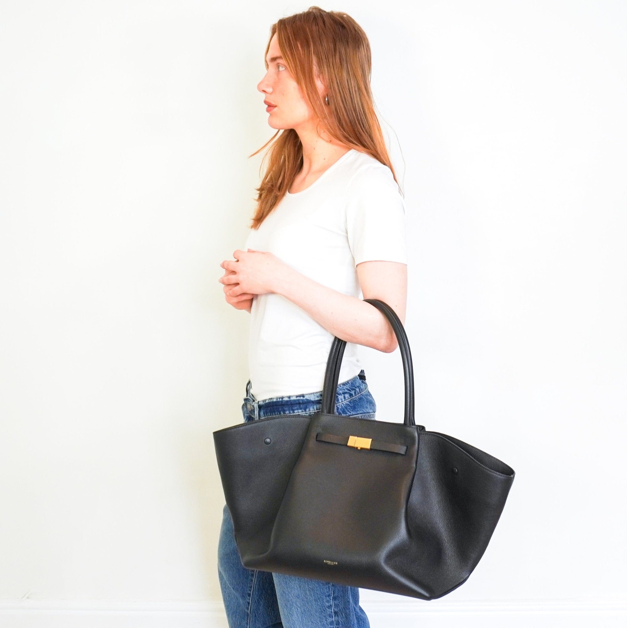 CURRENT SEASON Demellier The New York Bag in Black RRP £550 | Authentic Preloved