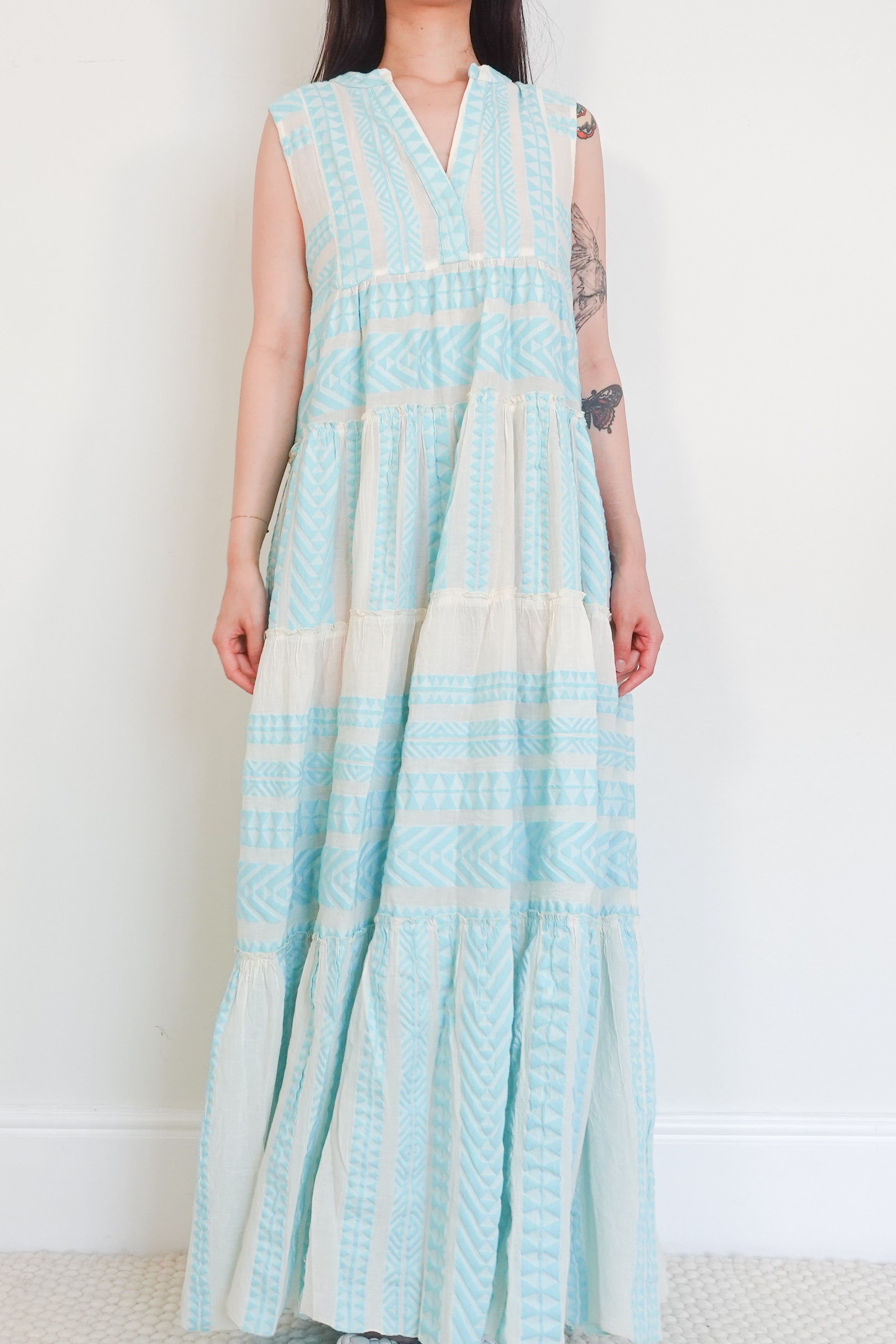 Sleeveless maxi dress RRP £225