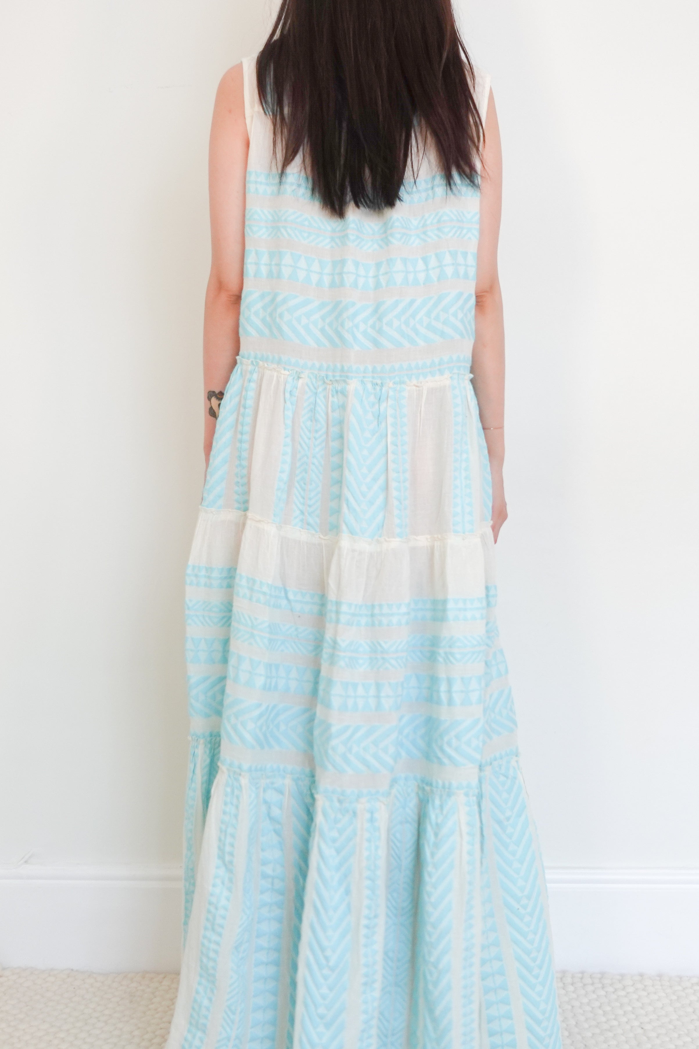 Sleeveless maxi dress RRP £225