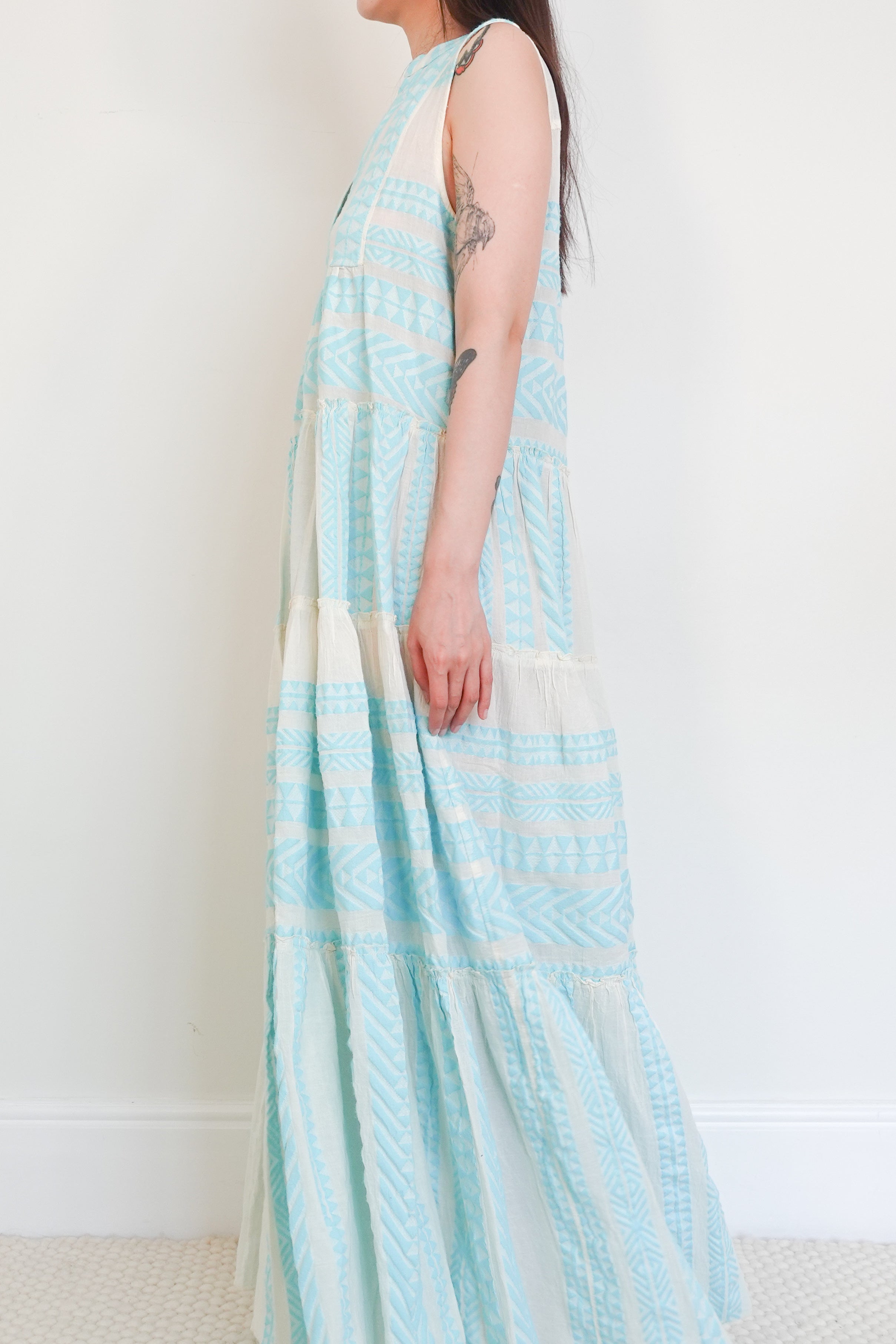 Sleeveless maxi dress RRP £225