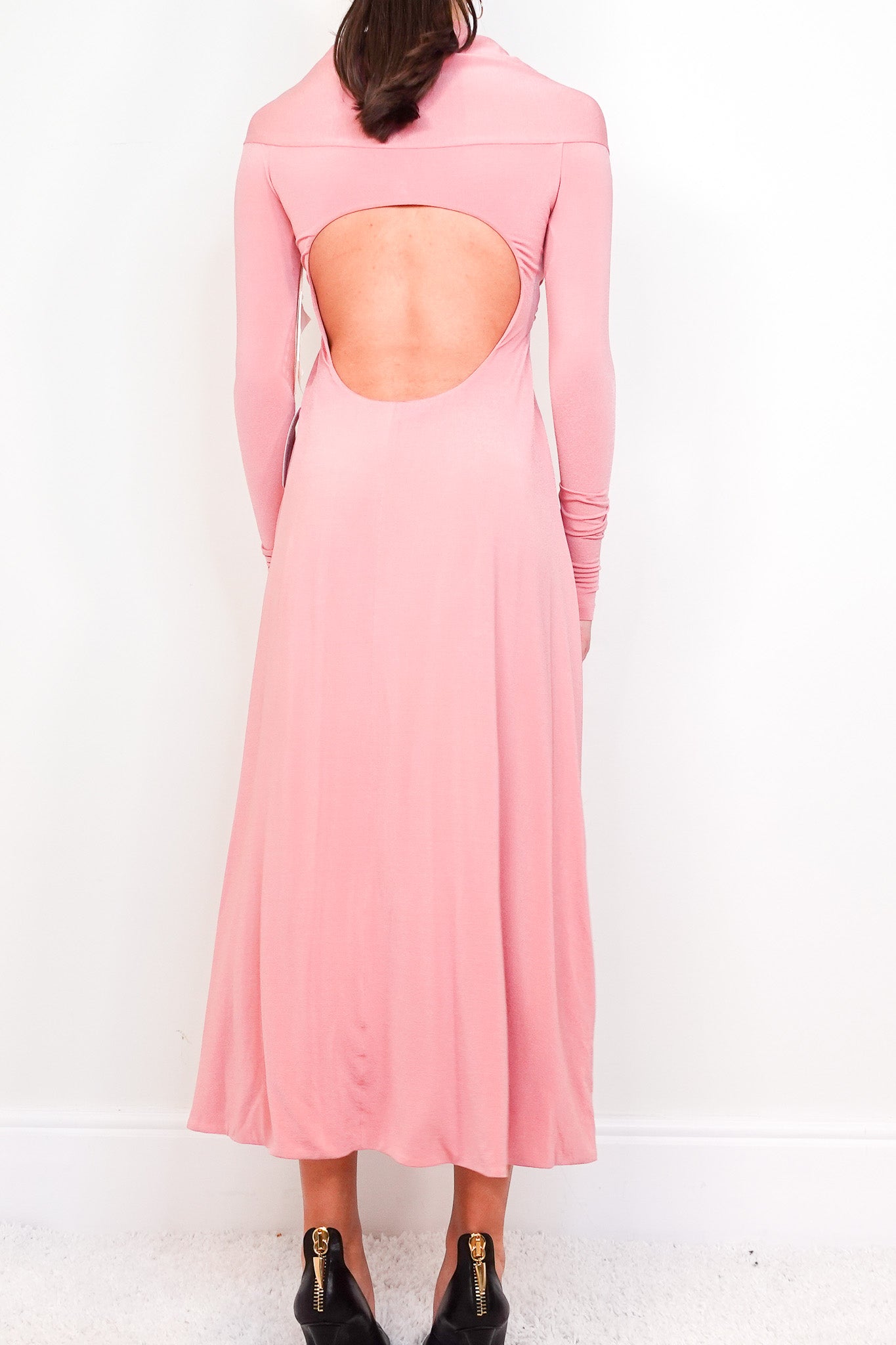 Salmon Pink dress RRP £1200