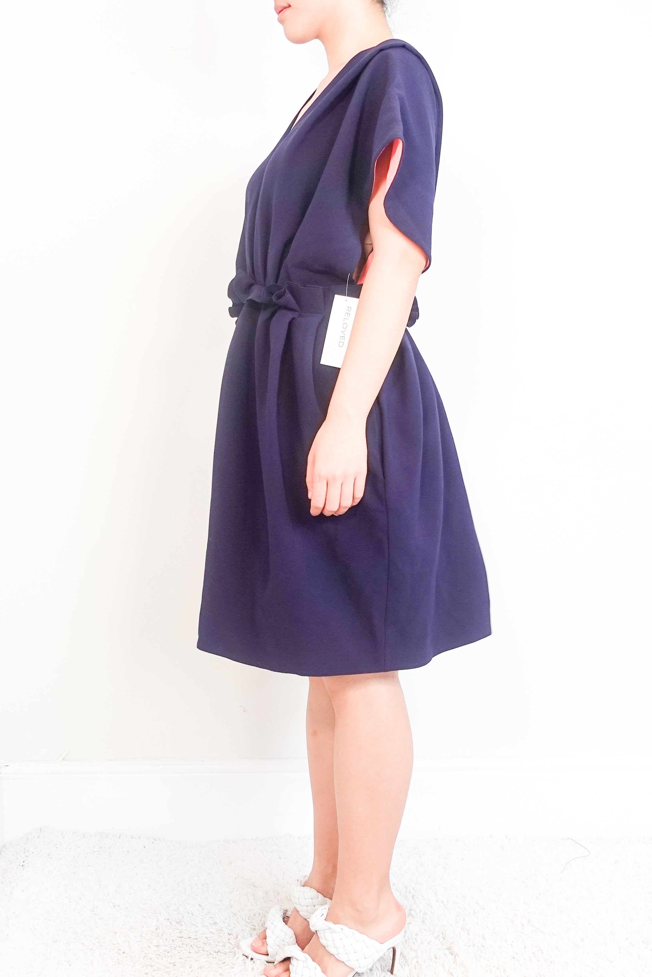Navy blue dress RRP £1.3k