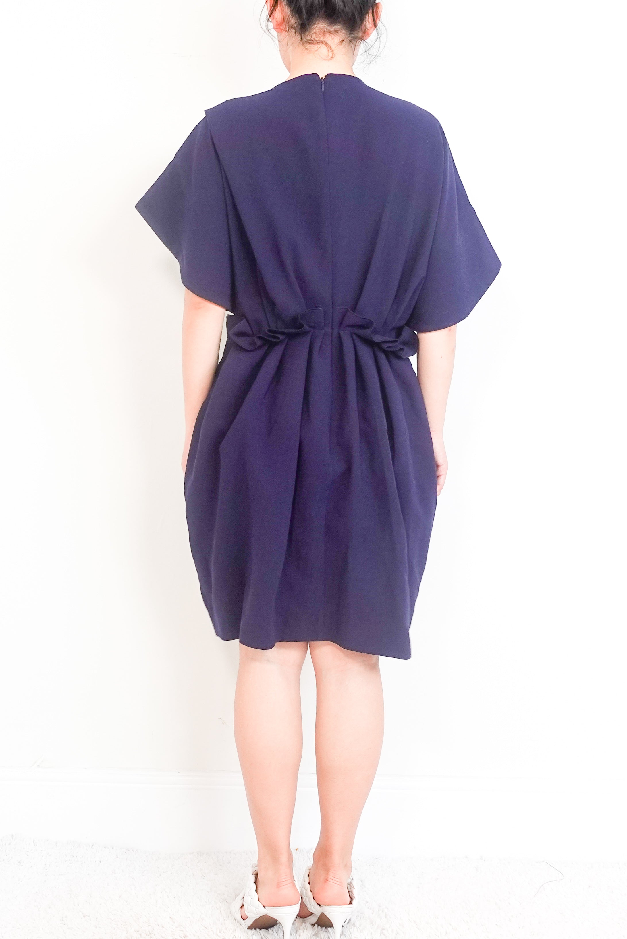 Navy blue dress RRP £1.3k