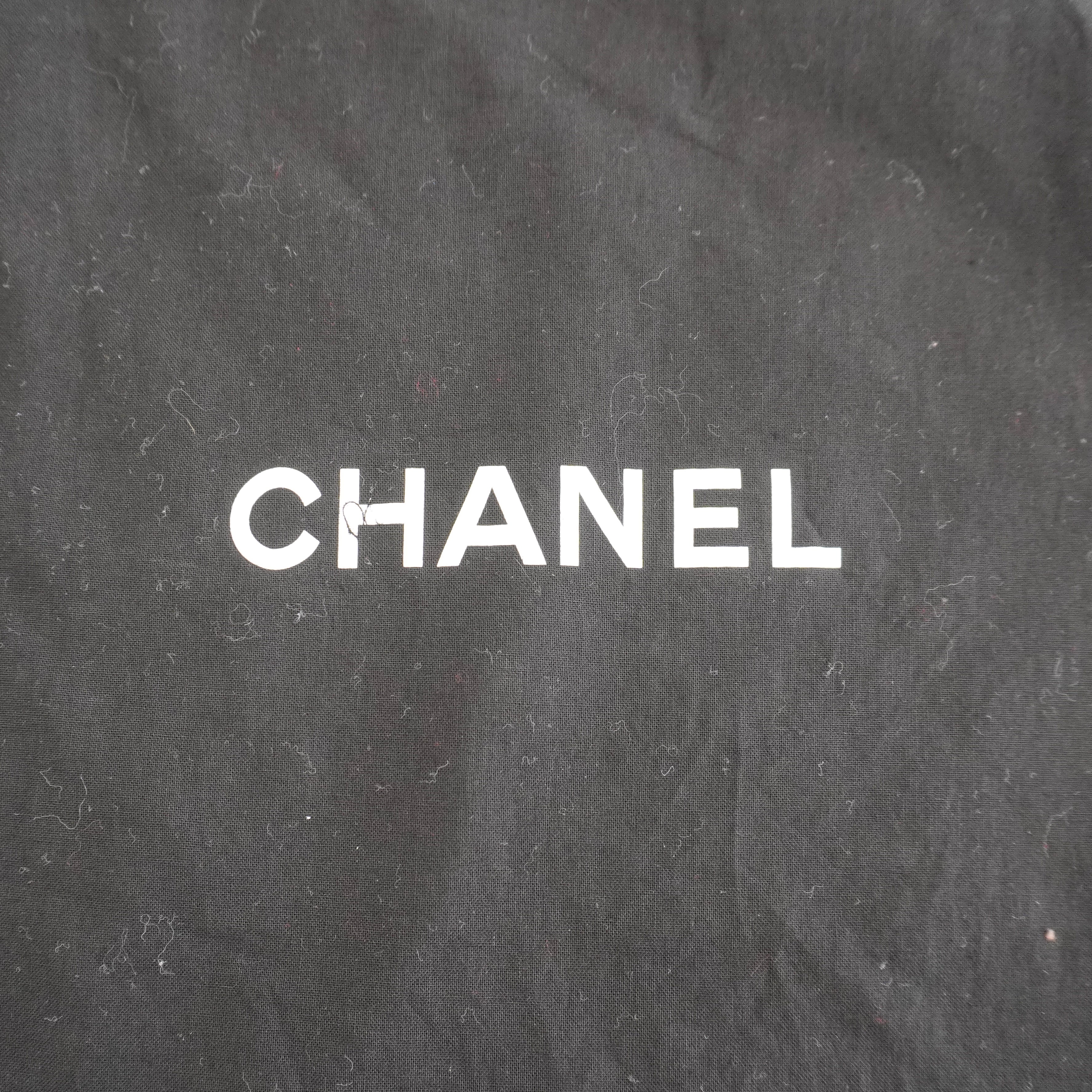 Chanel Large Classic Double Flap Bag Navy Lambskin with Silver Hardware (RRP £9500) | Authentic Preloved