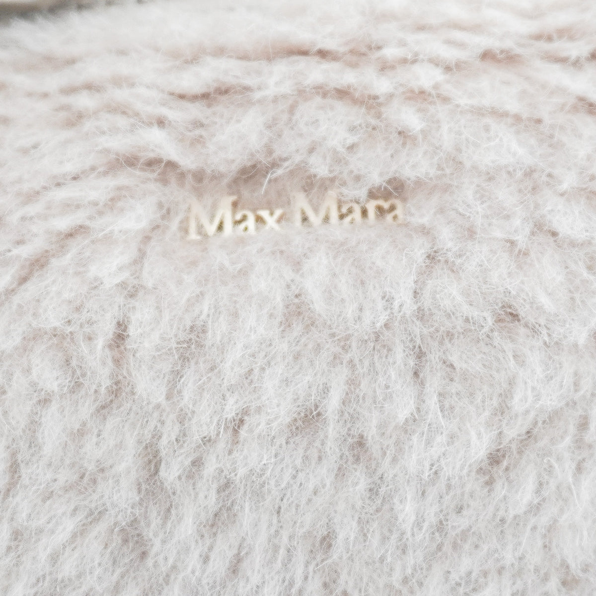 MaxMara Beige Camelux Teddy Fur Crossbody Bag (RRP £720) | Authentic Preloved